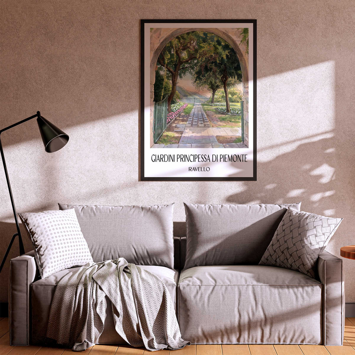 giardini-principessa-di-piemonte-ravello-italien-poster-aquarell