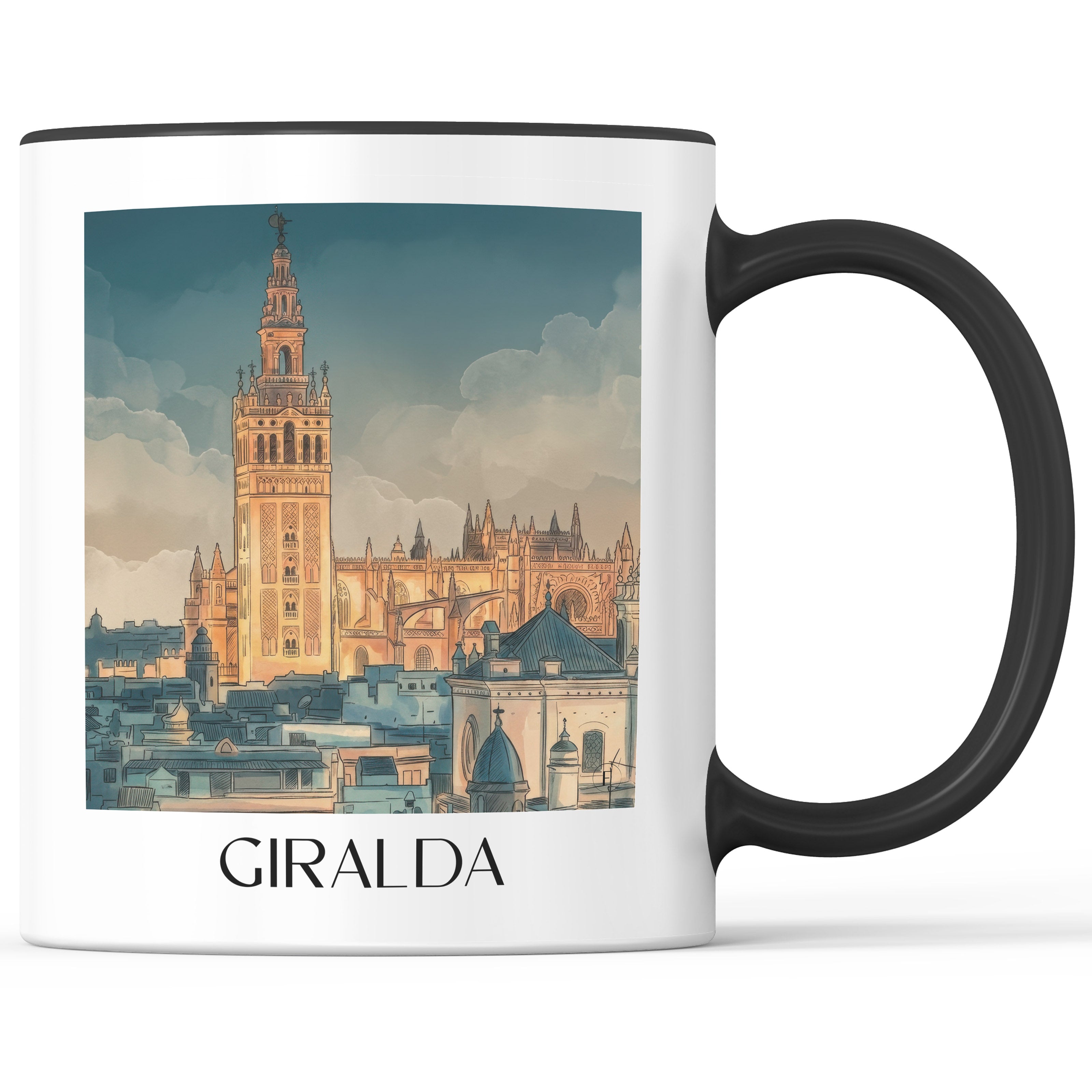 giralda-sevilla-spanien-kaffeebecher-aquarell