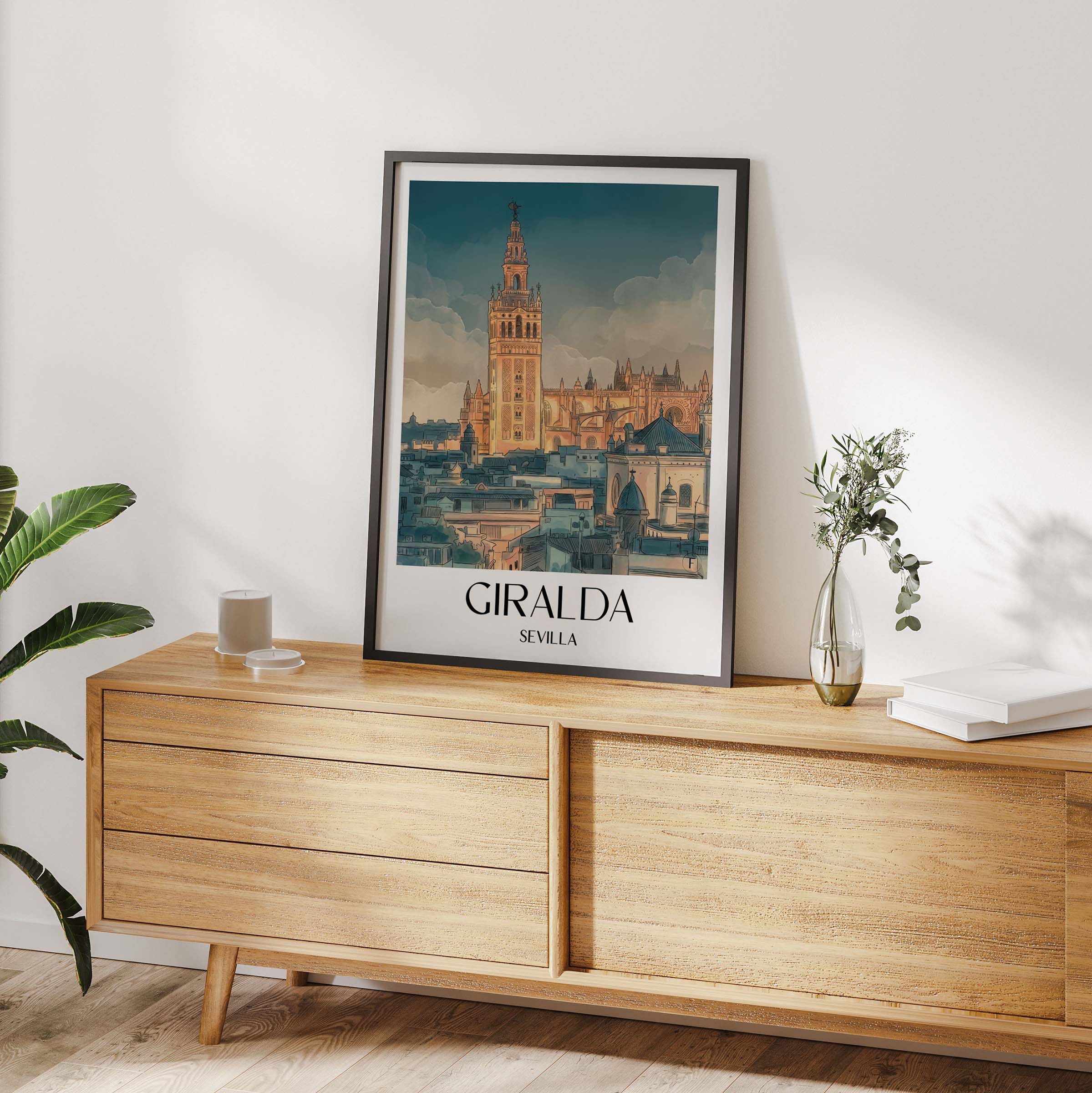giralda-sevilla-spanien-poster-aquarell