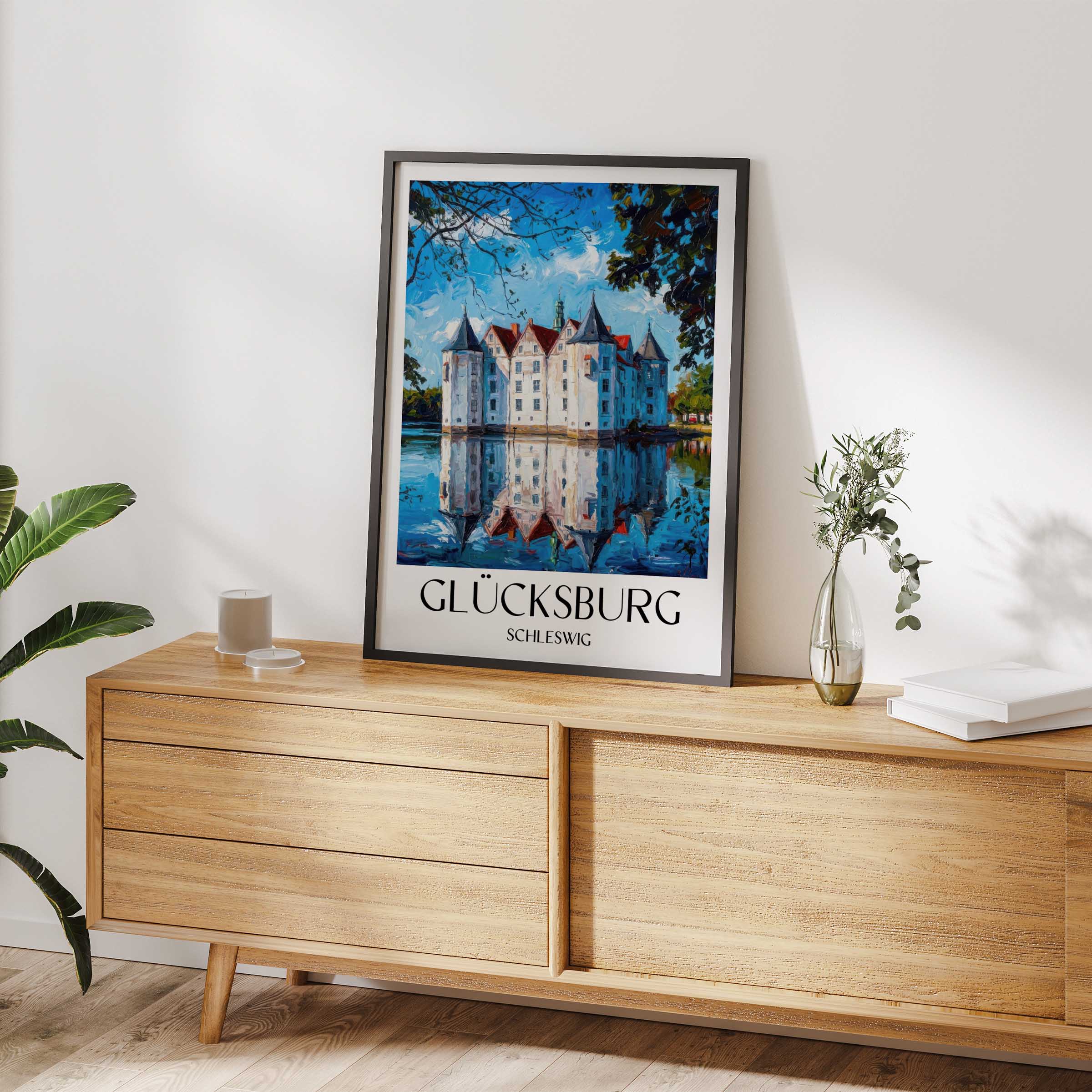 glücksburg-schleswig-deutschland-poster-oil-painting-oelgemaelde