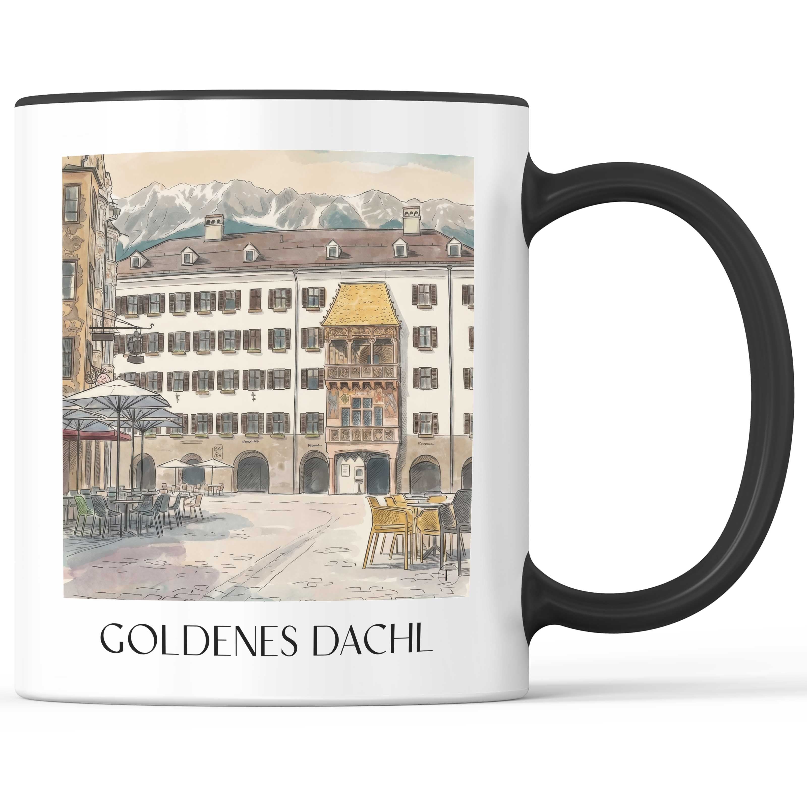 goldenes-dachl-innsbruck-österreich-kaffeebecher-aquarell