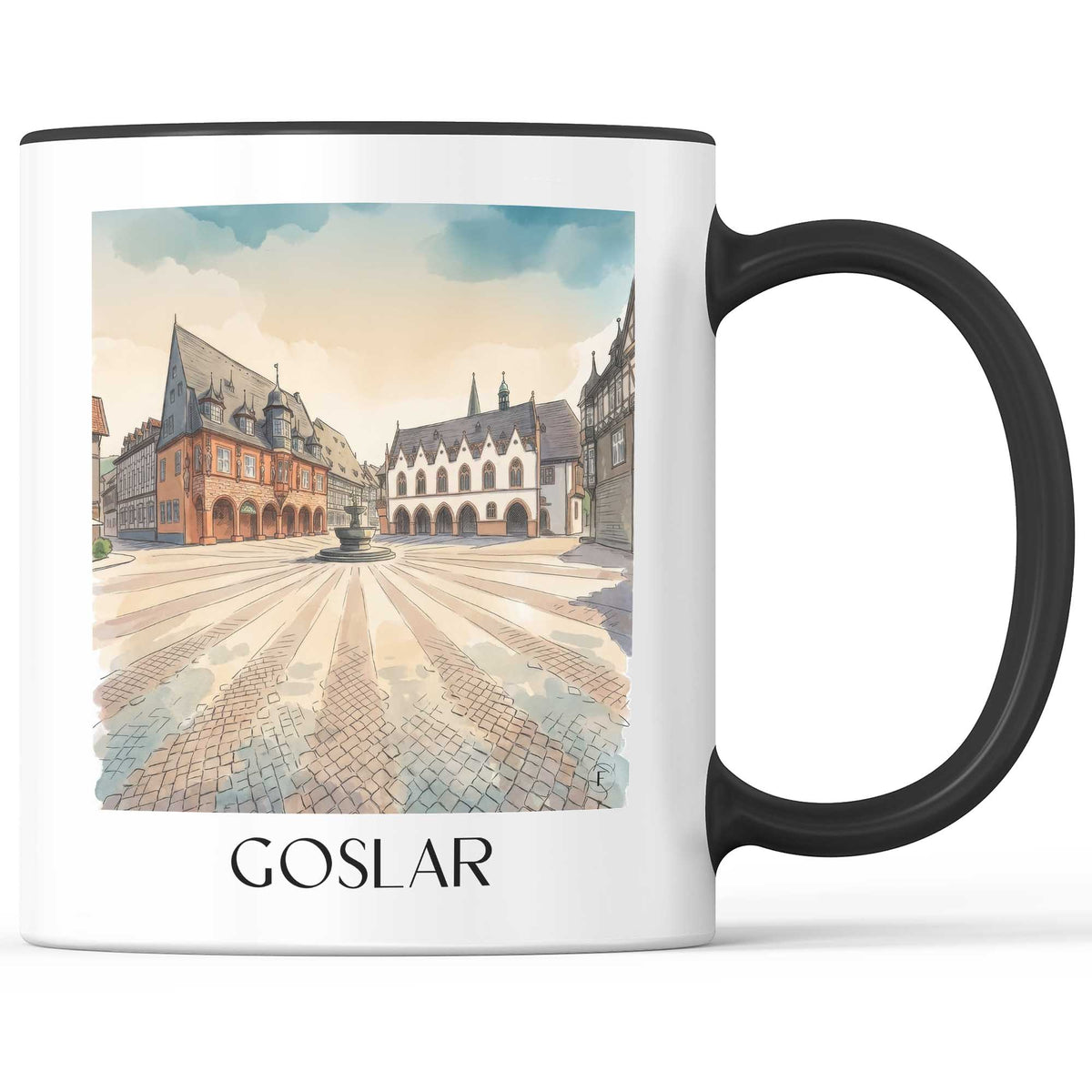 goslar-harz-deutschland-kaffeebecher-aquarell