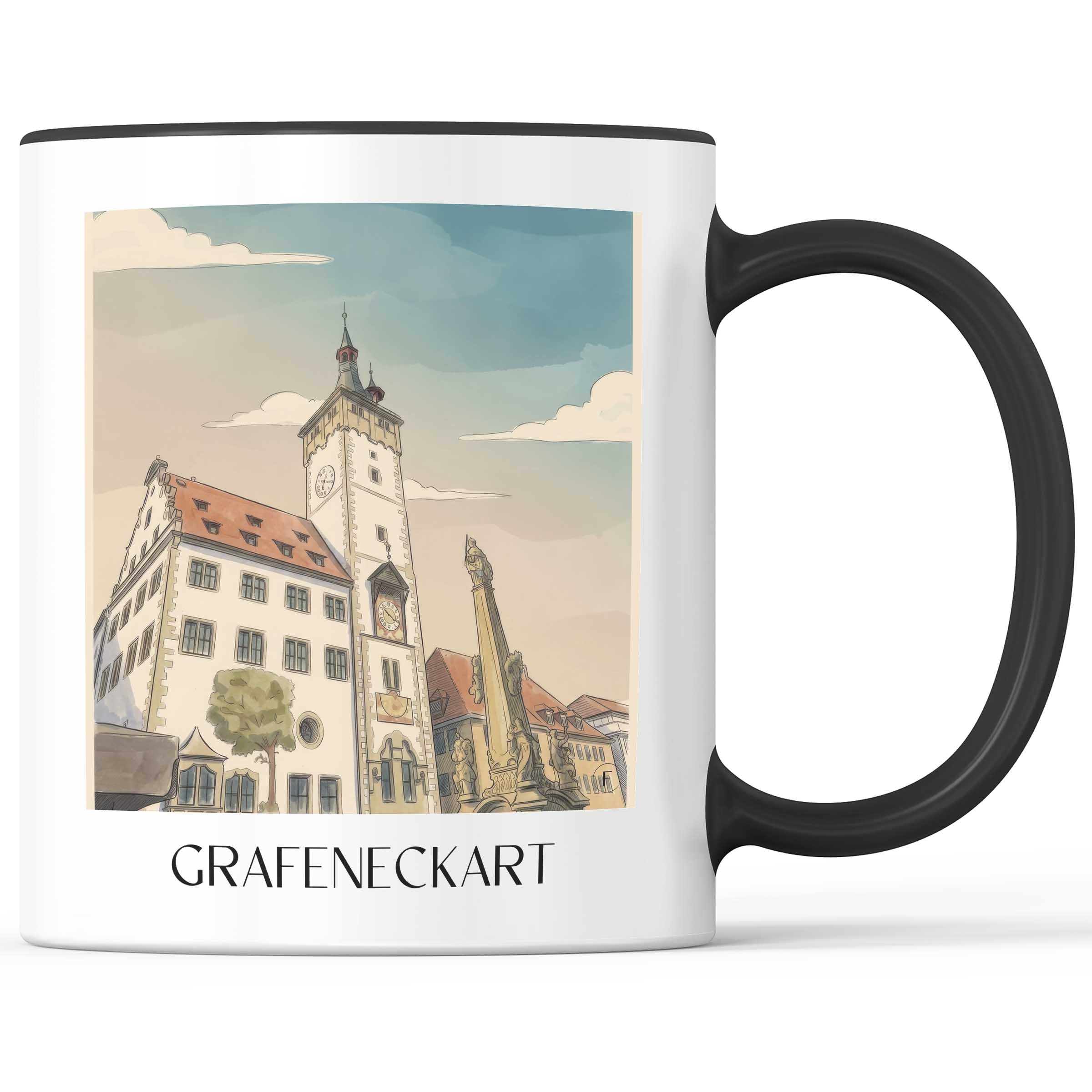 grafeneckart-würzburg-deutschland-kaffeebecher-aquarell