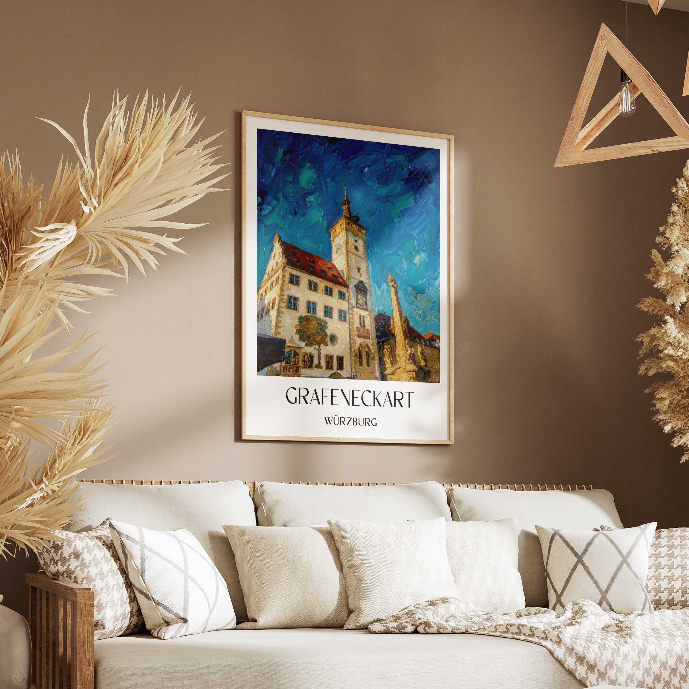 grafeneckart-würzburg-deutschland-poster-oil-painting-oelgemaelde