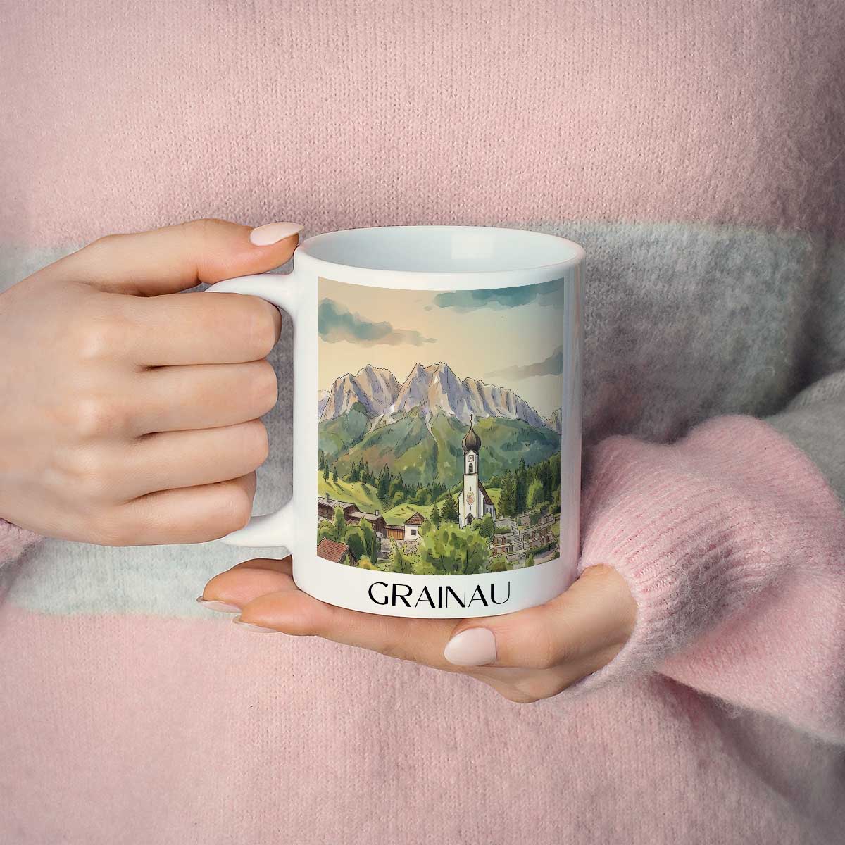 grainau-werdenfelser-land-deutschland-kaffeebecher-aquarell