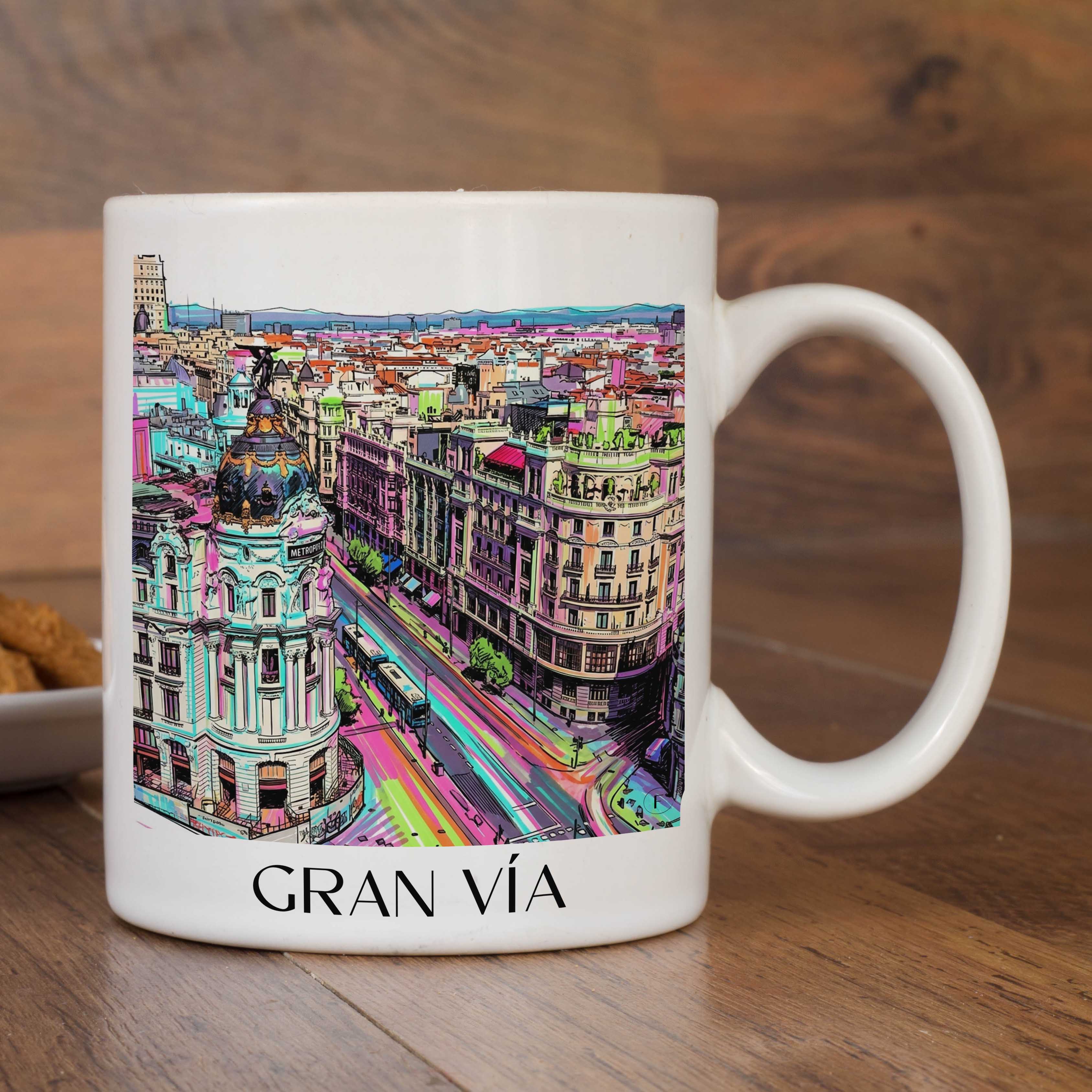 gran-vía--madrid-spanien-kaffeebecher-graffiti