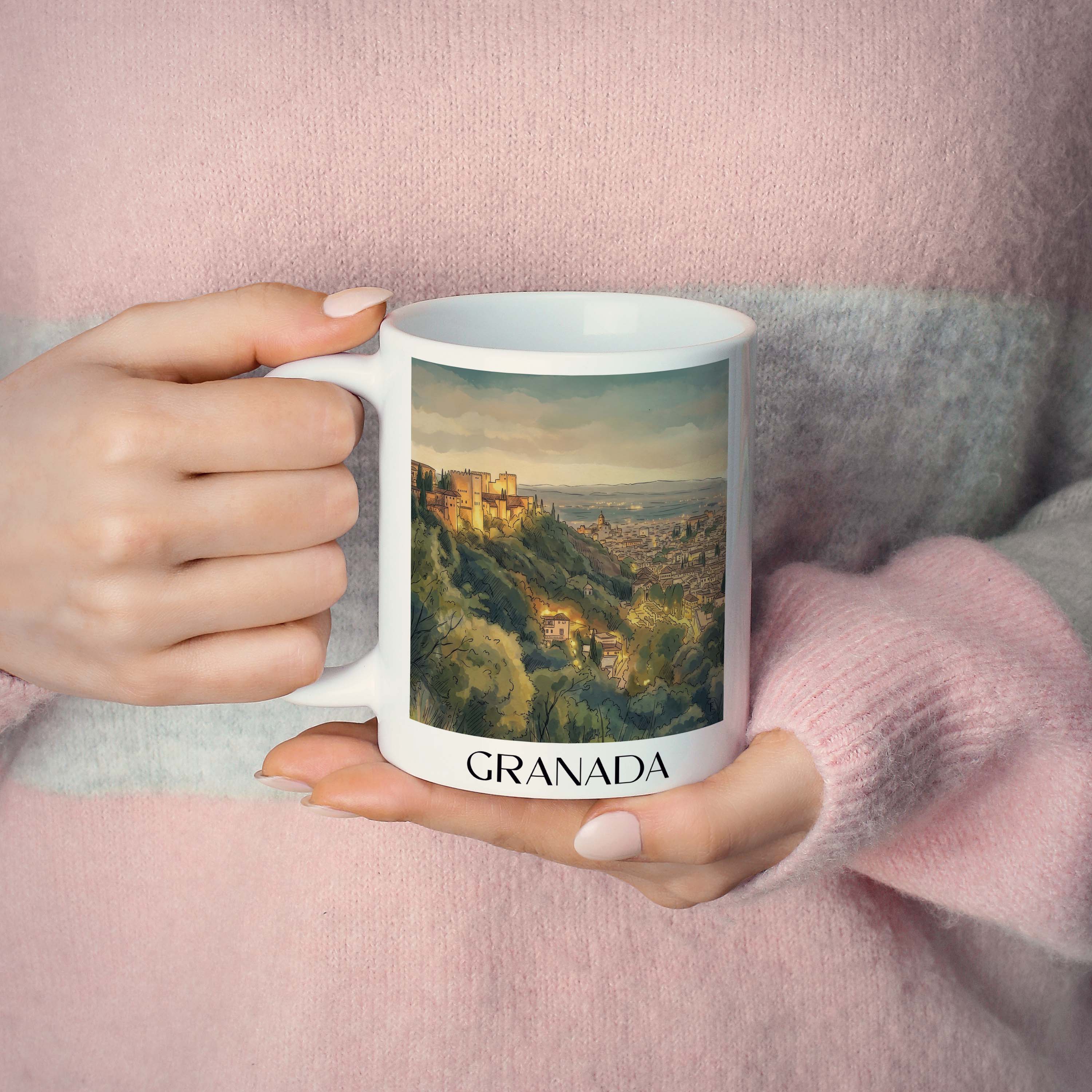 granada-spanien-spanien-kaffeebecher-aquarell
