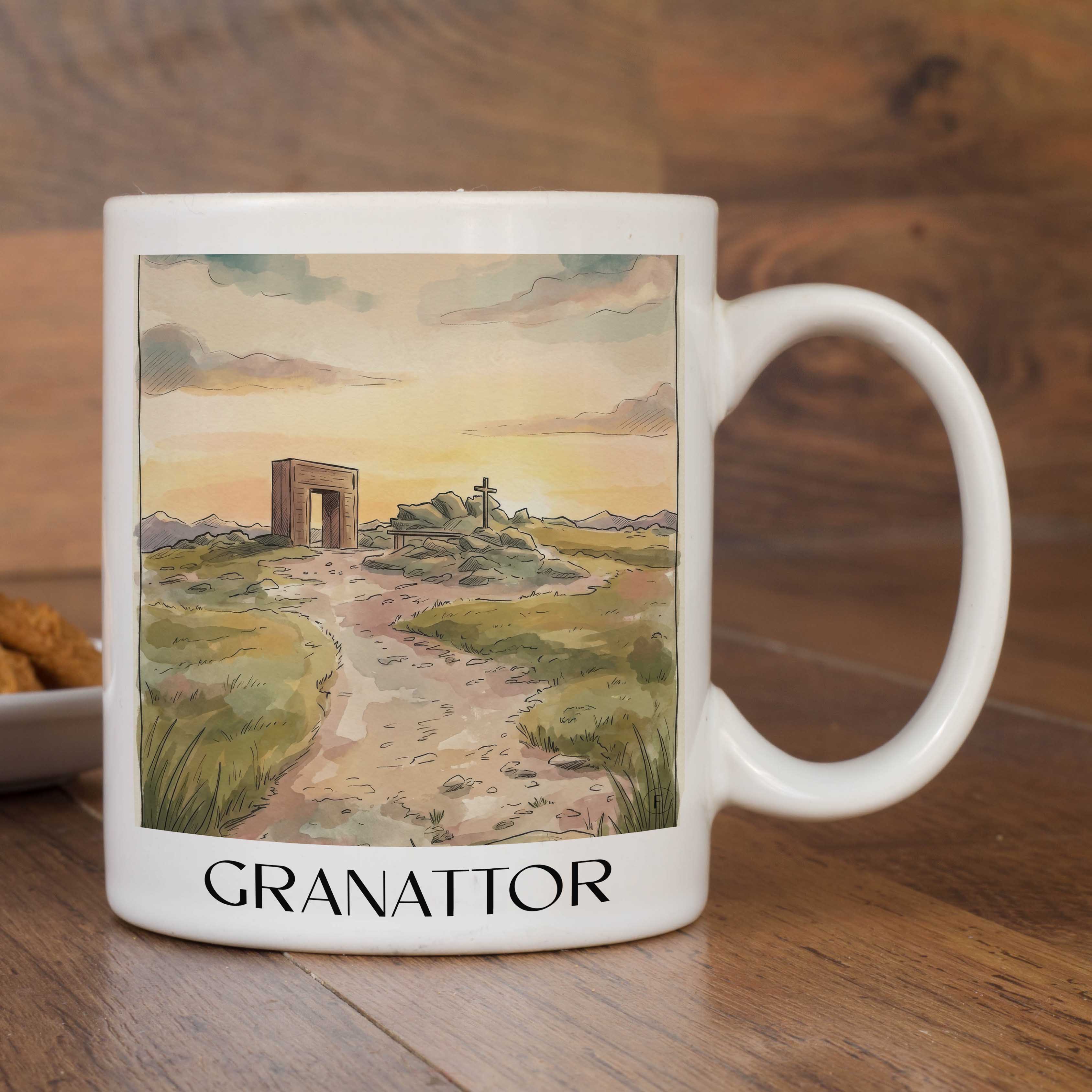 granattor-kärnten-österreich-kaffeebecher-aquarell