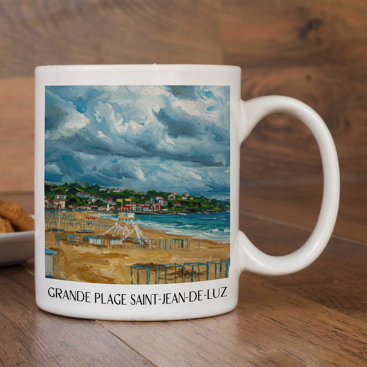 grande-plage-saint-jean-de-luz-pays-basque-frankreich-kaffeebecher-oil-painting-oelgemaelde