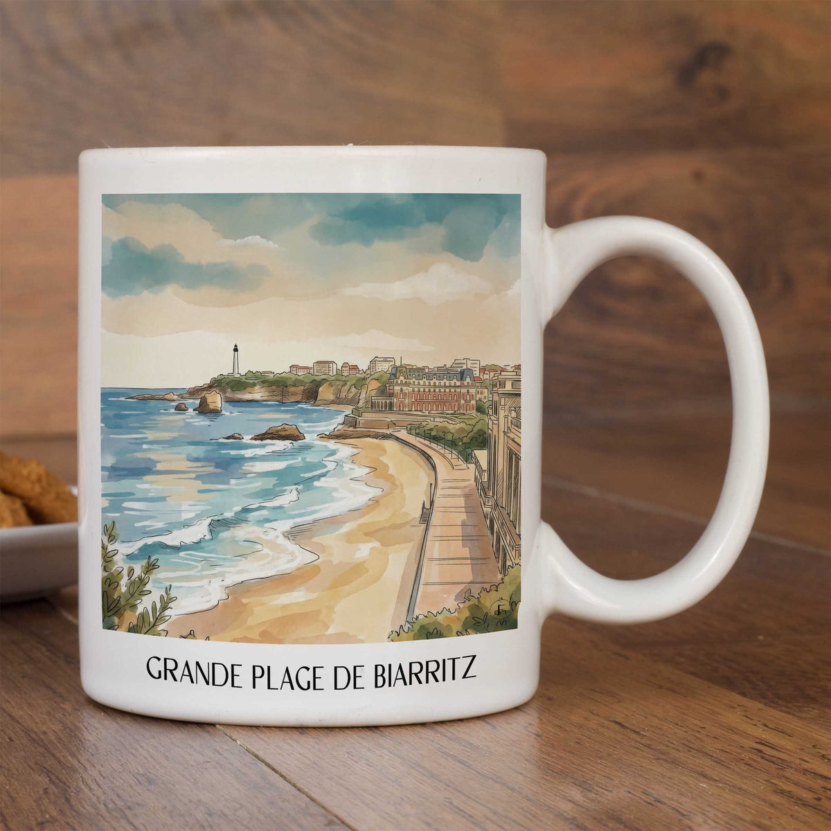 grande-plage-de-biarritz-pays-basque-frankreich-kaffeebecher-aquarell