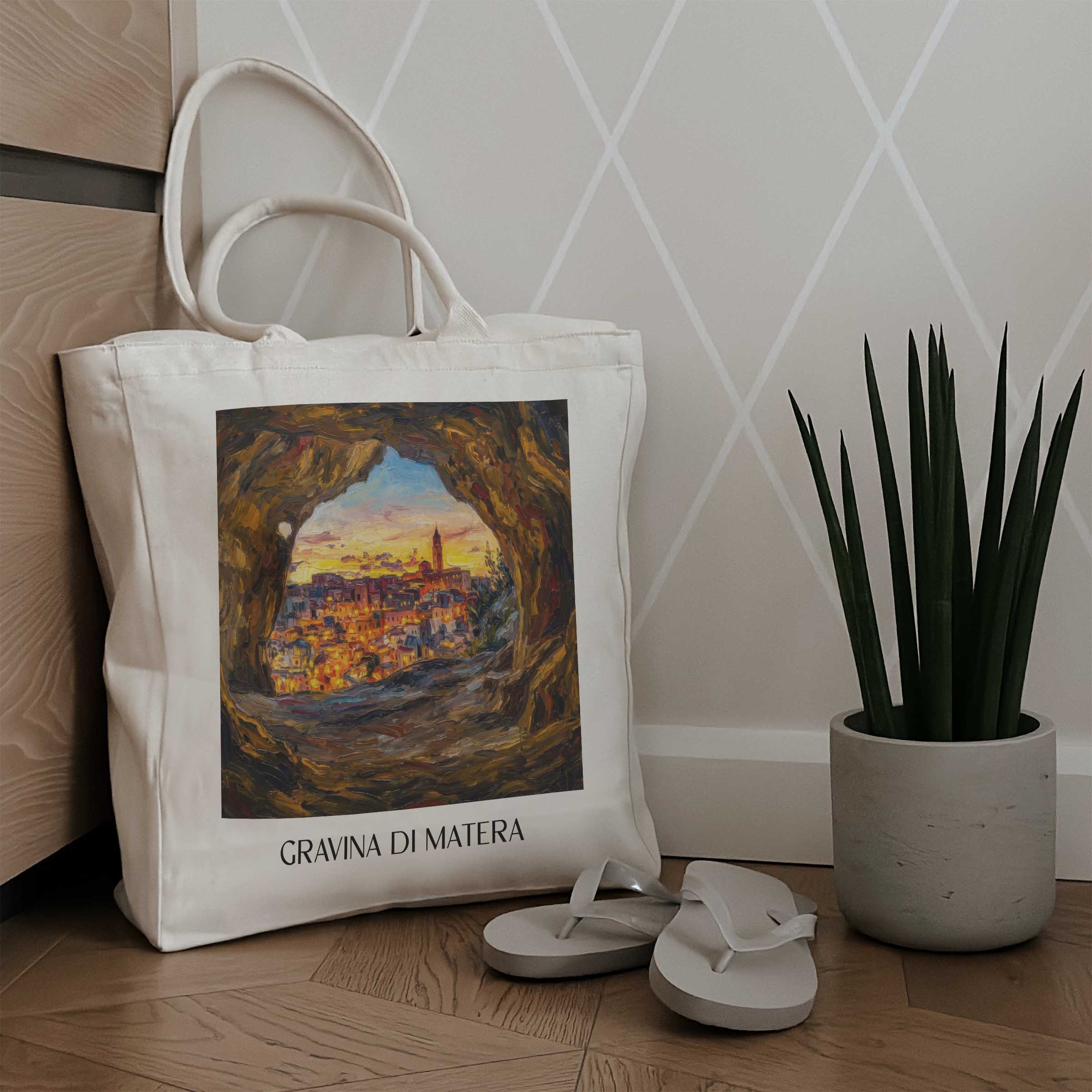 gravina-di-matera-basilikata-italien-einkaufstasche-oil-painting-oelgemaelde