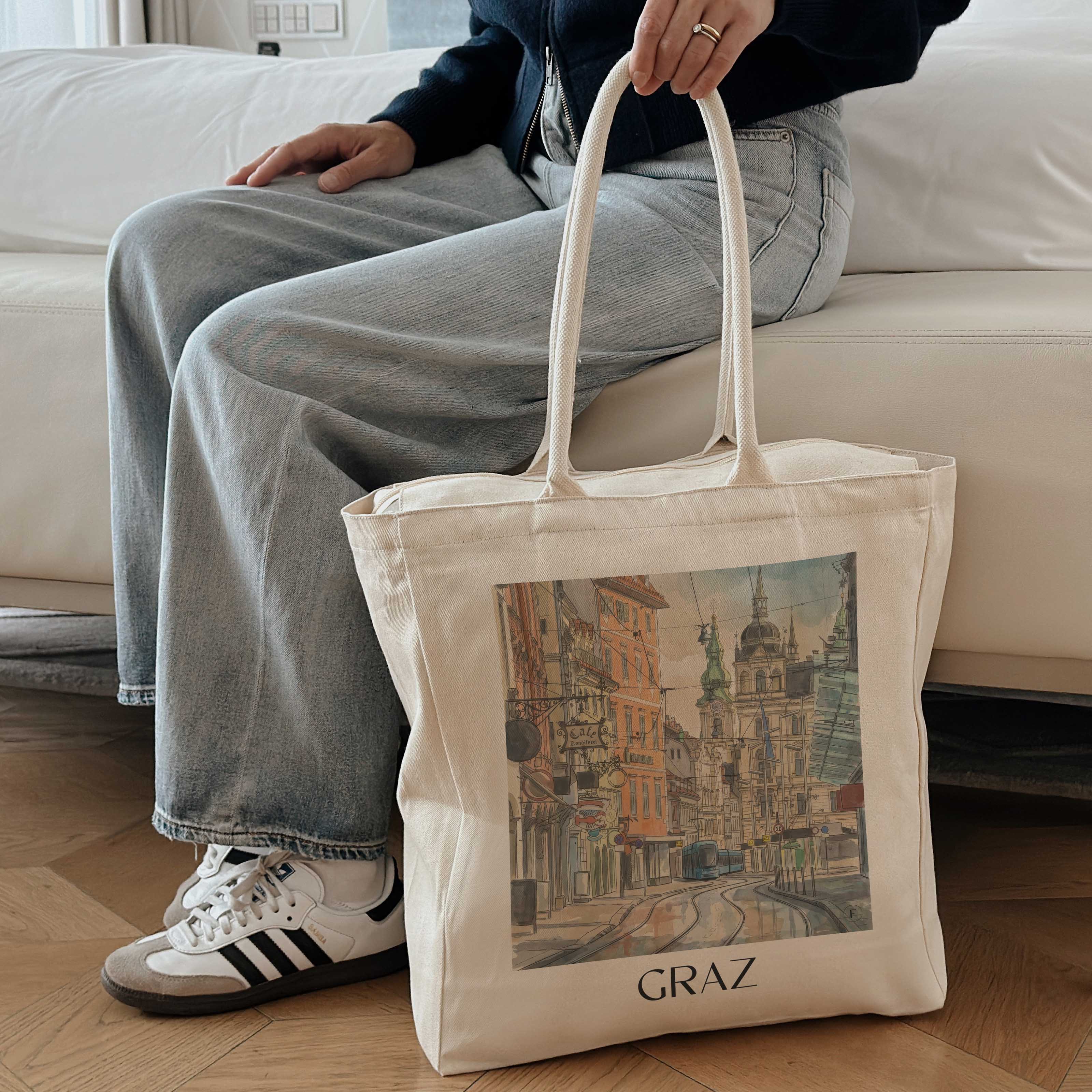 graz-österreich-österreich-einkaufstasche-aquarell