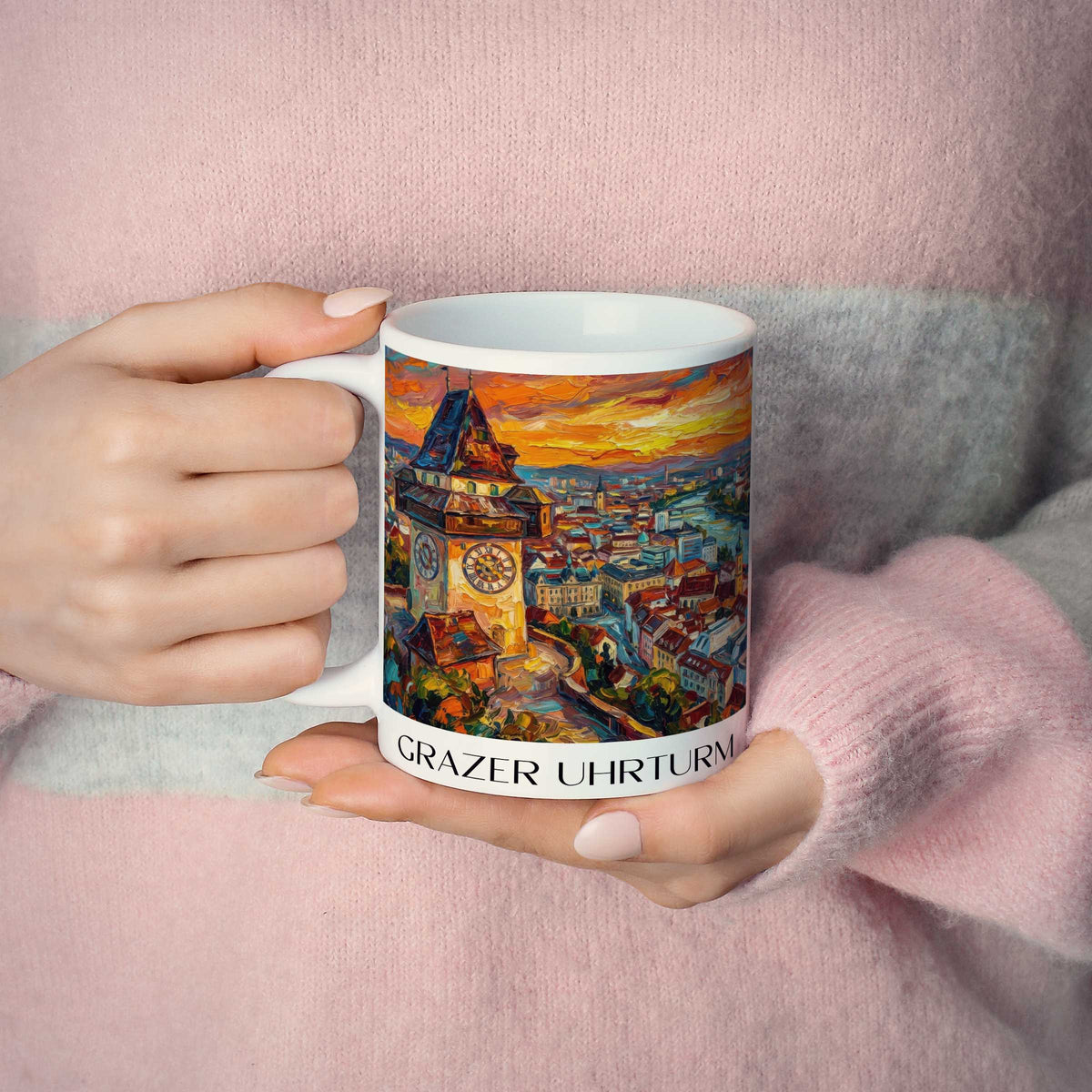 grazer-uhrturm-österreich-österreich-kaffeebecher-oil-painting-oelgemaelde