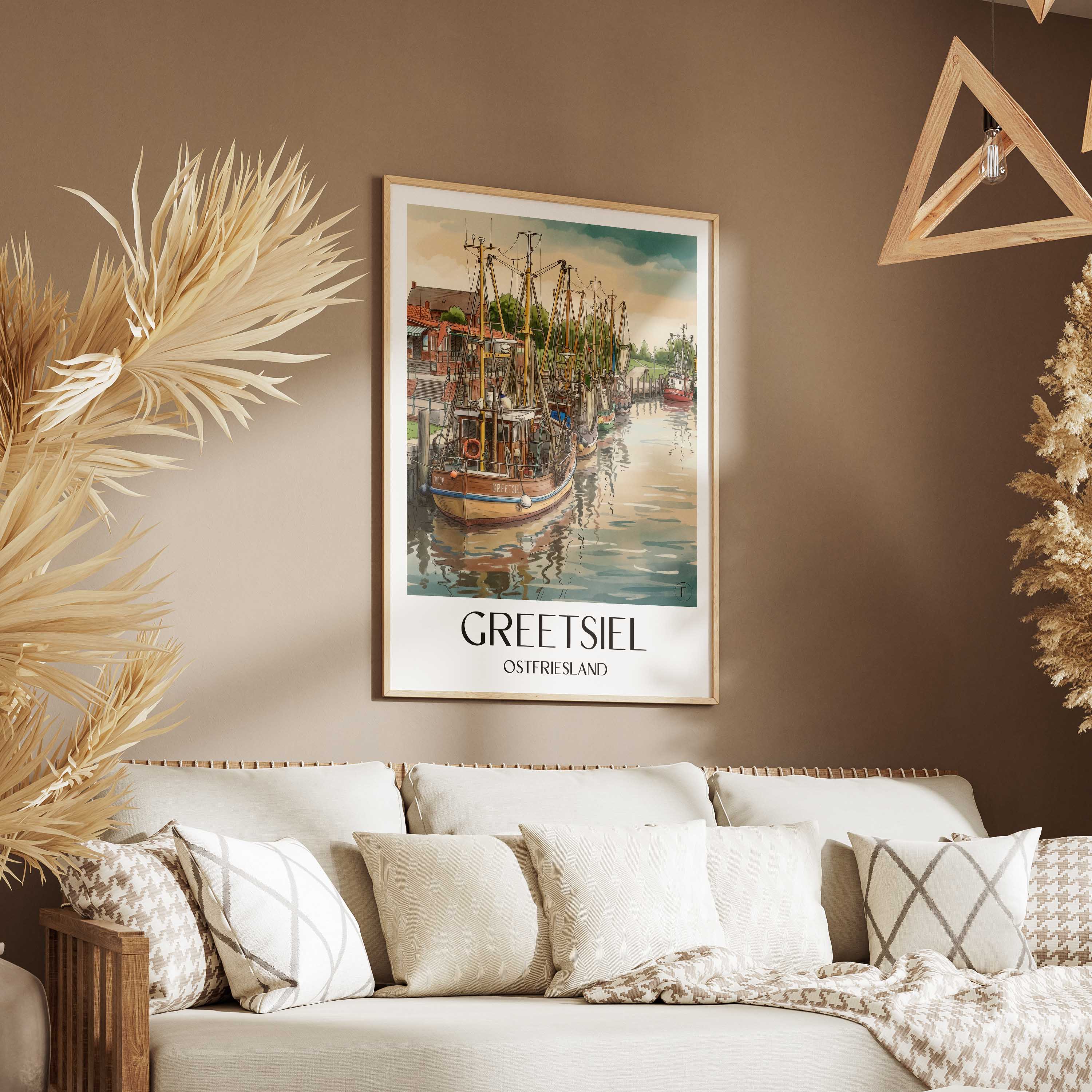 greetsiel-ostfriesland-deutschland-poster-aquarell
