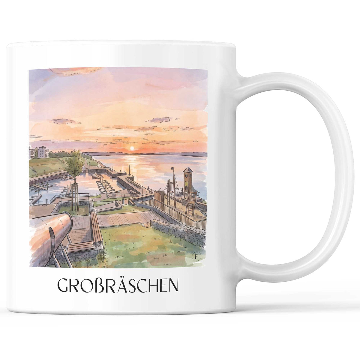 großräschen-brandenburg-deutschland-kaffeebecher-aquarell