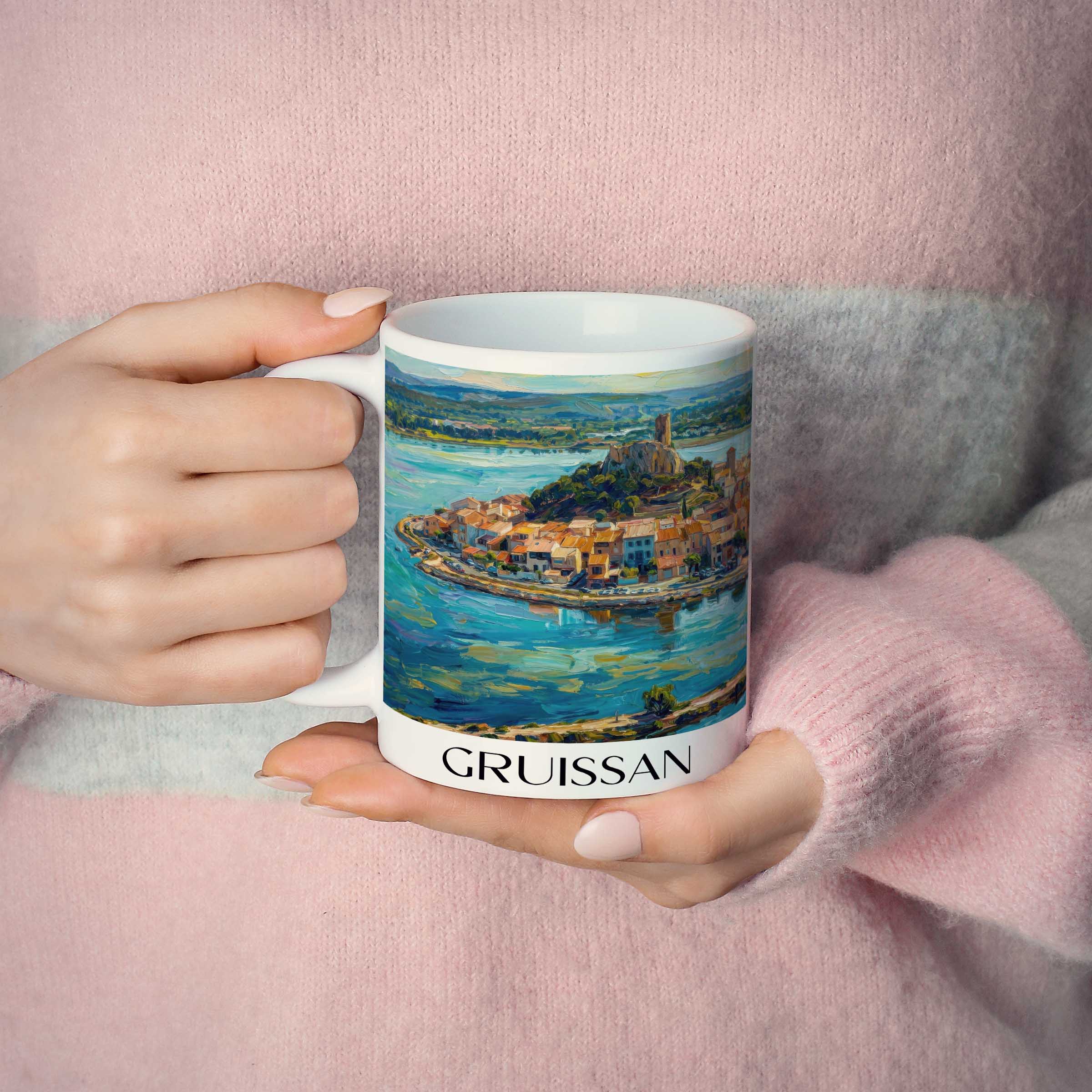 gruissan-littoral-frankreich-kaffeebecher-oil-painting-oelgemaelde