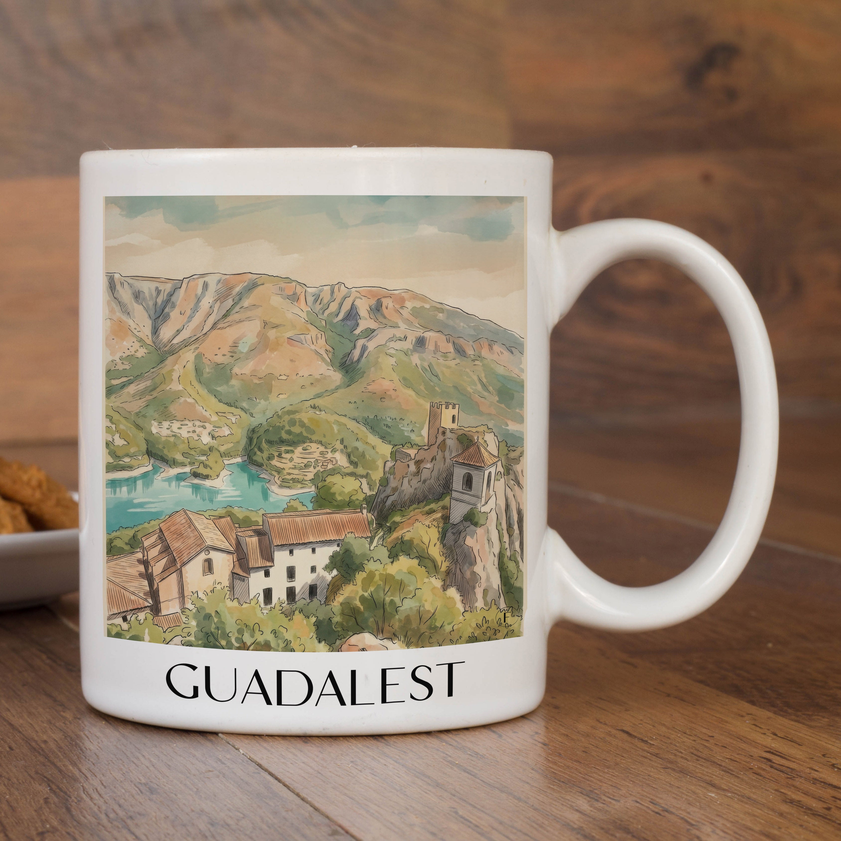 guadalest-spanien-spanien-kaffeebecher-aquarell