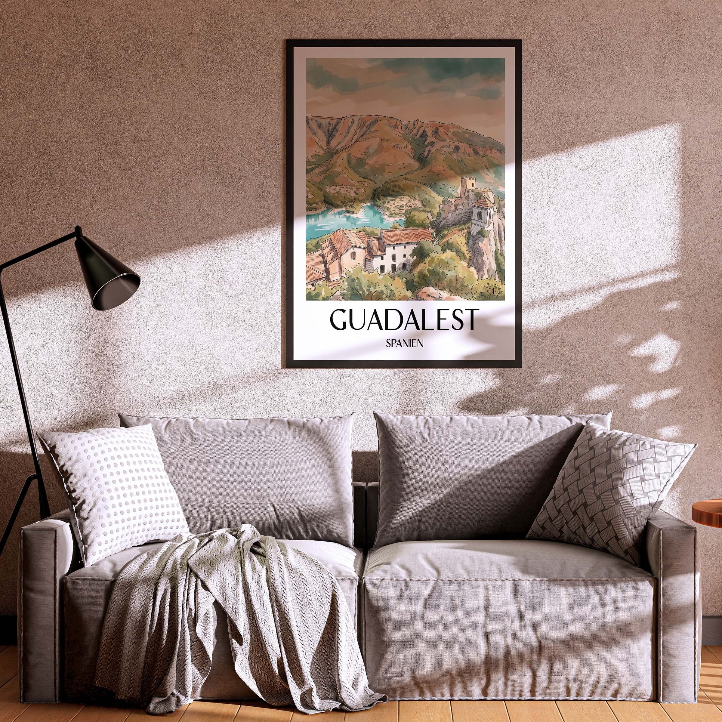 guadalest-spanien-spanien-poster-aquarell