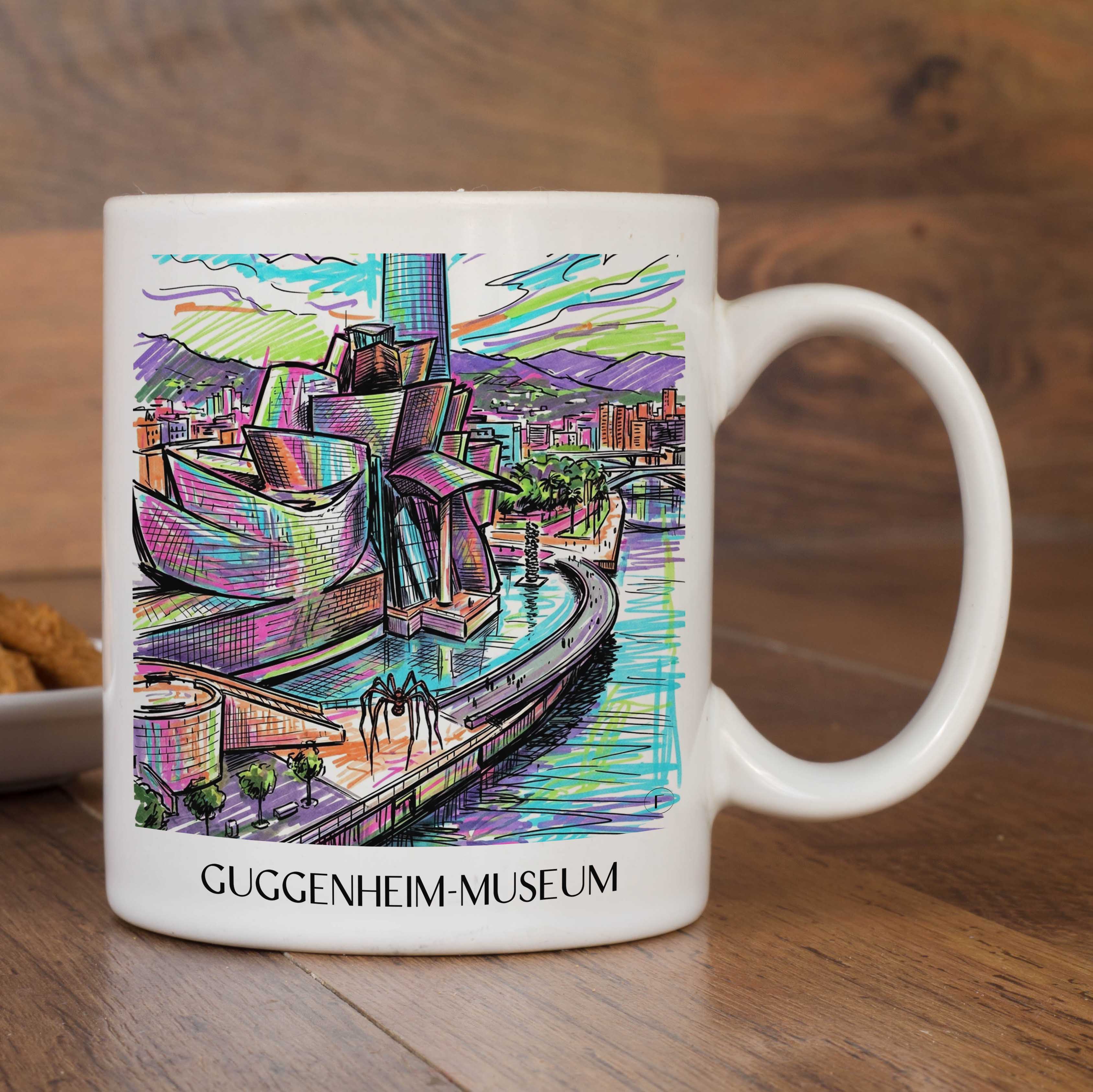 guggenheim-museum-bilbao-spanien-kaffeebecher-graffiti