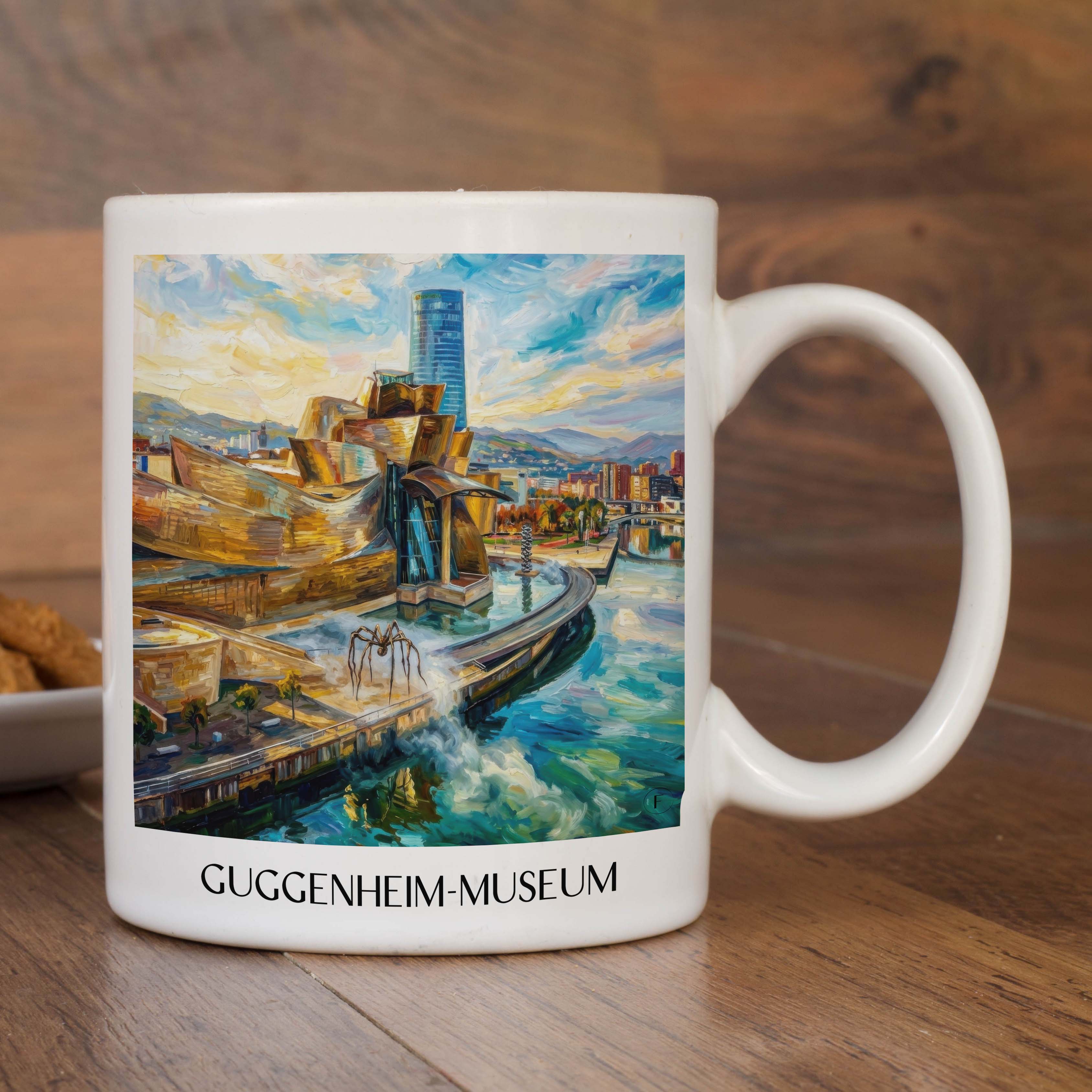 guggenheim-museum-bilbao-spanien-kaffeebecher-oil-painting-oelgemaelde