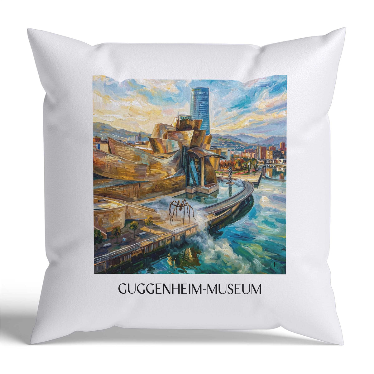 guggenheim-museum-bilbao-spanien-kissenbezug-oil-painting-oelgemaelde