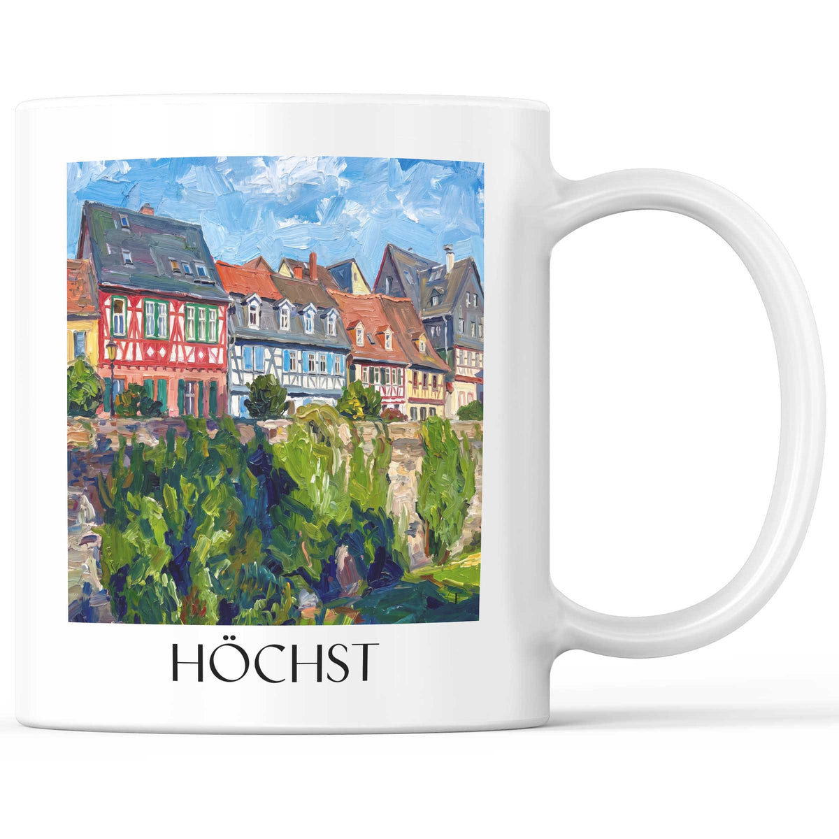 höchst-odenwald-deutschland-kaffeebecher-oil-painting-oelgemaelde