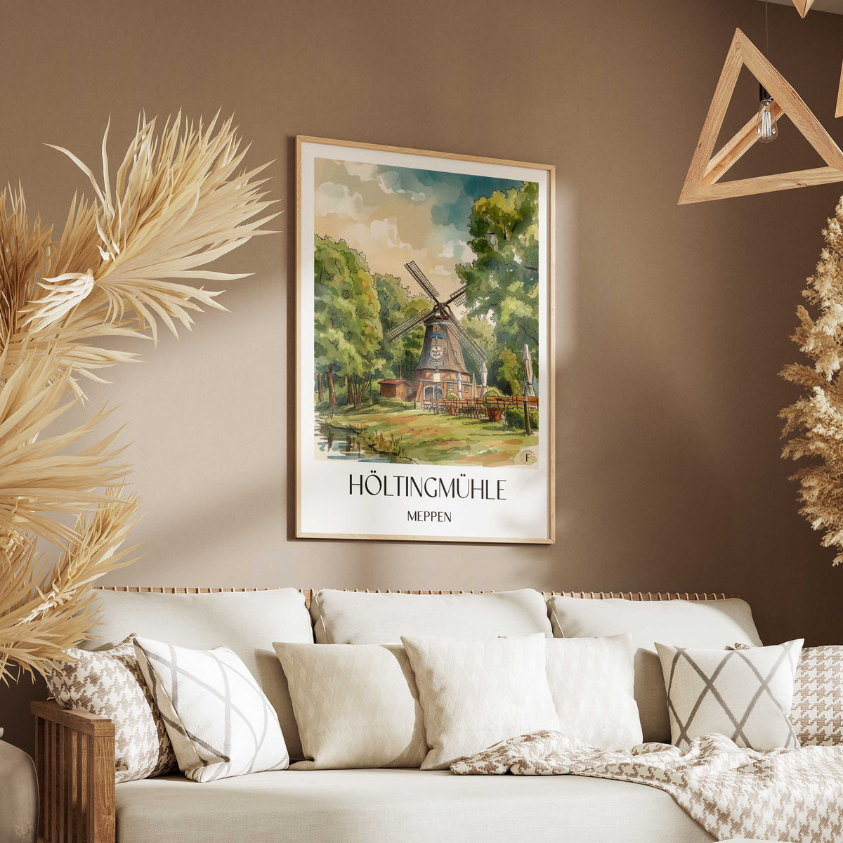 höltingmühle-meppen-deutschland-poster-aquarell