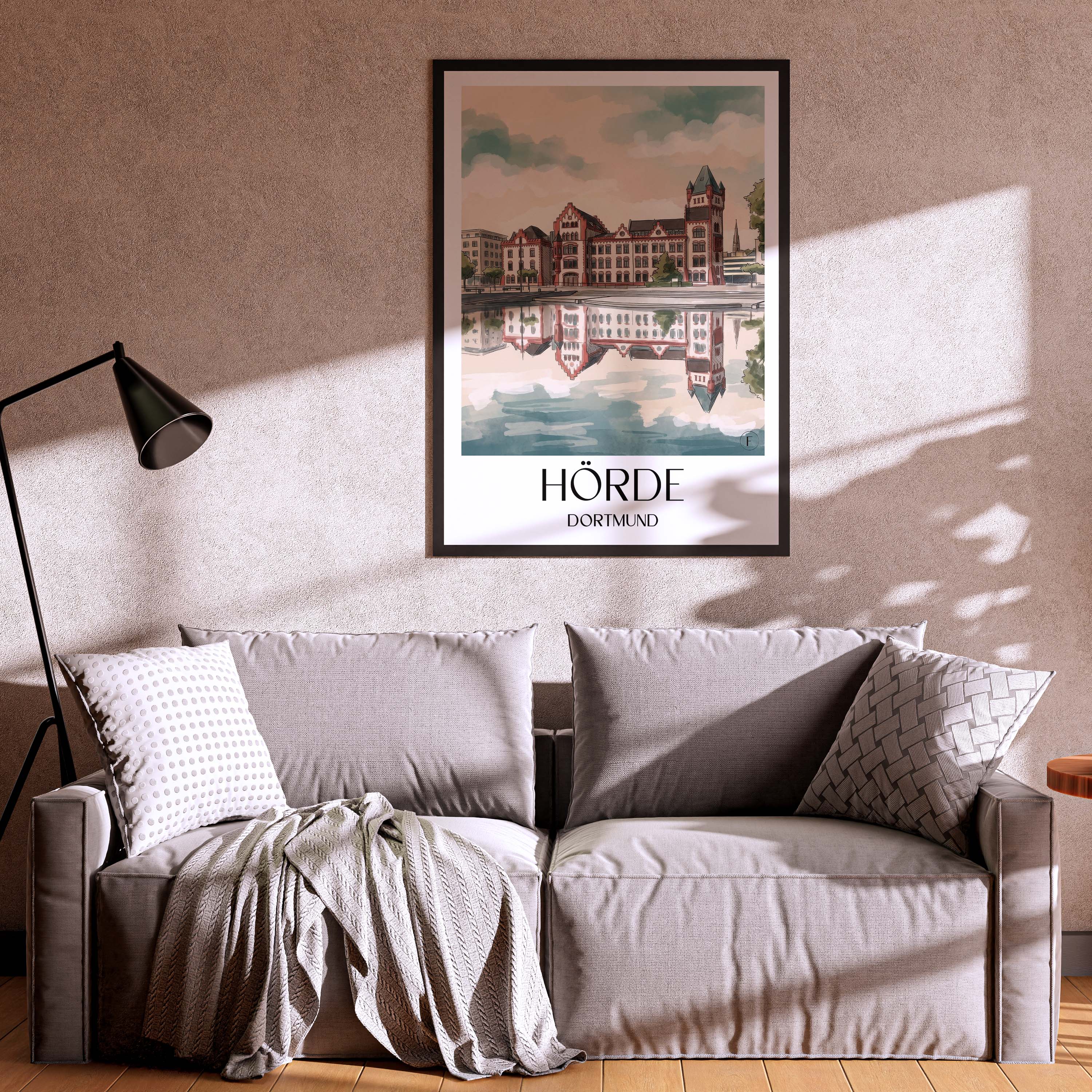 hörde-dortmund-deutschland-poster-aquarell