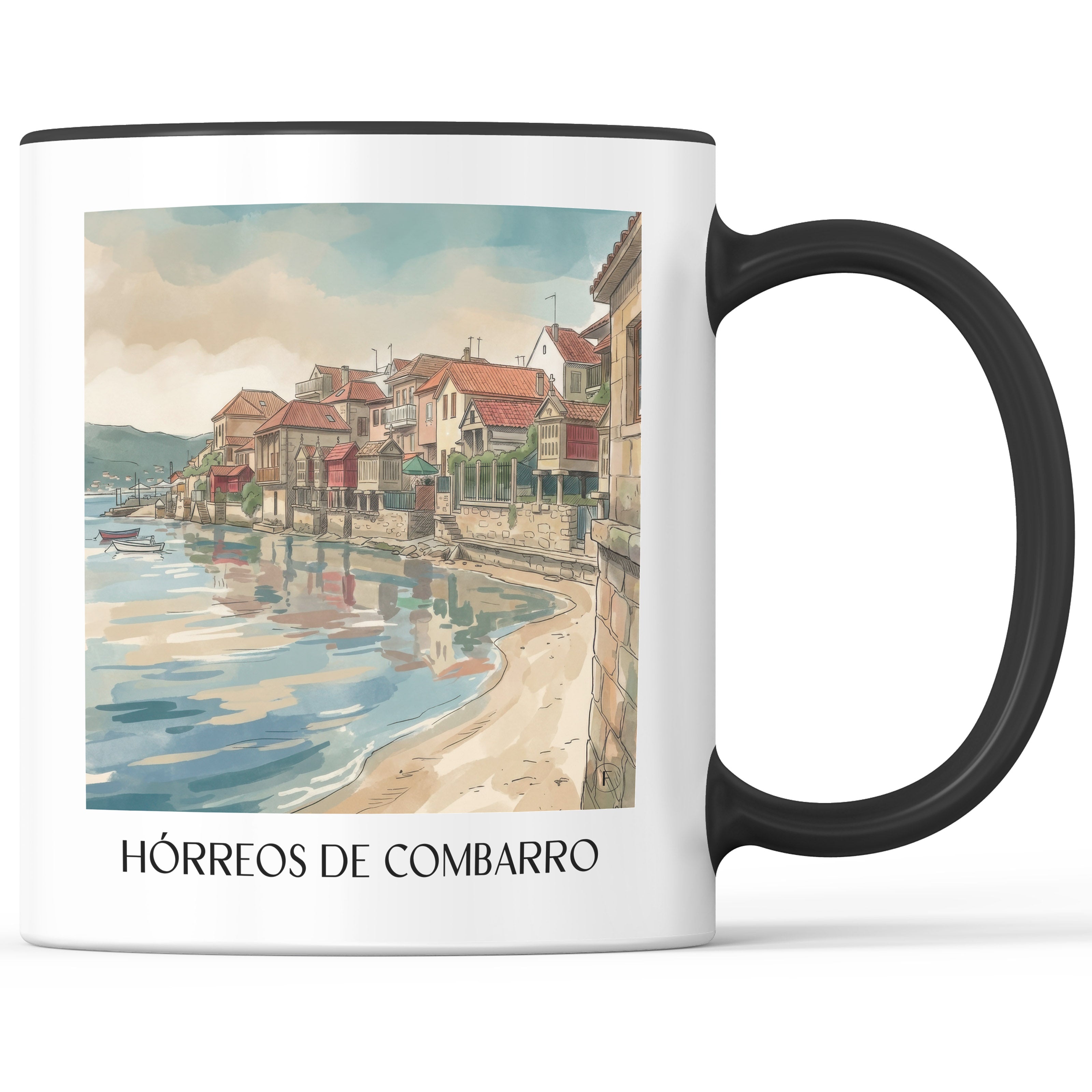 hórreos-de-combarro-spanien-spanien-kaffeebecher-aquarell