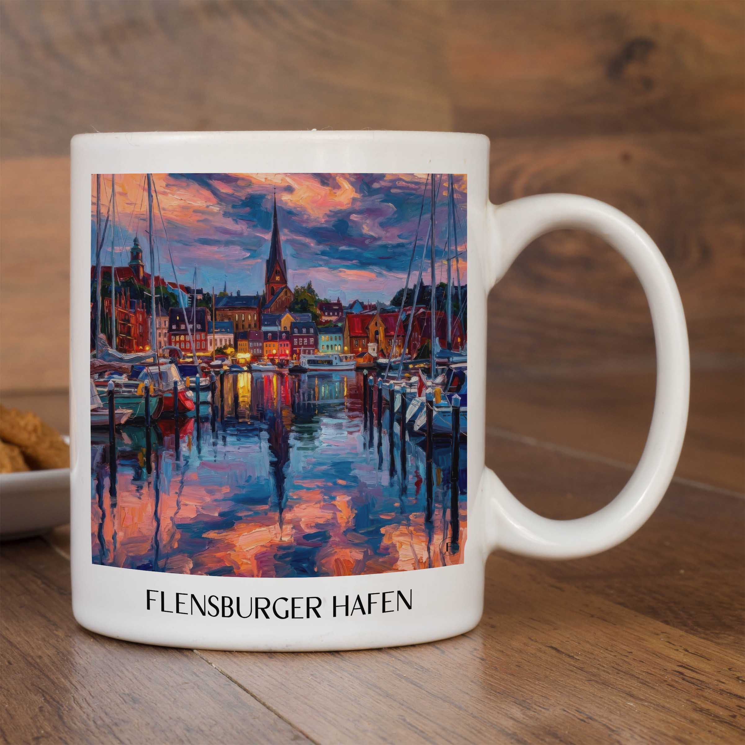 hafen-flensburg-deutschland-kaffeebecher-oil-painting-oelgemaelde