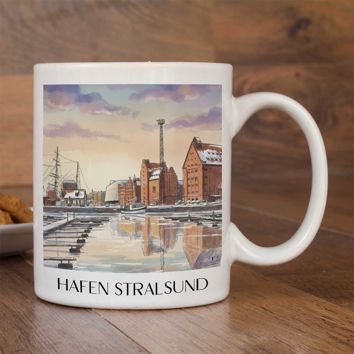 hafen-stralsund-deutschland-kaffeebecher-aquarell