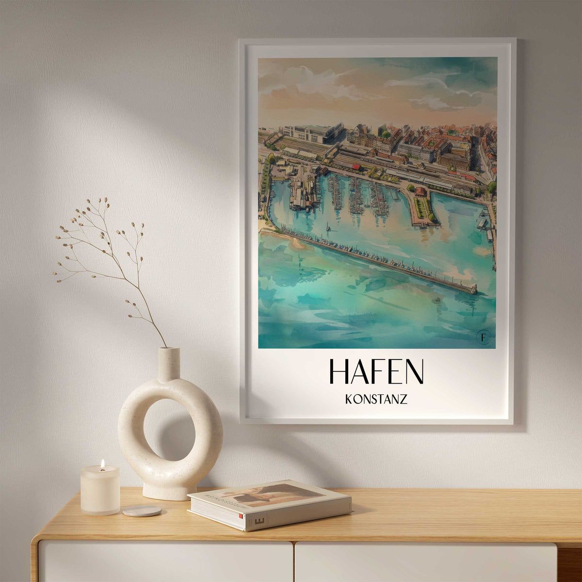 hafen-konstanz-deutschland-poster-aquarell