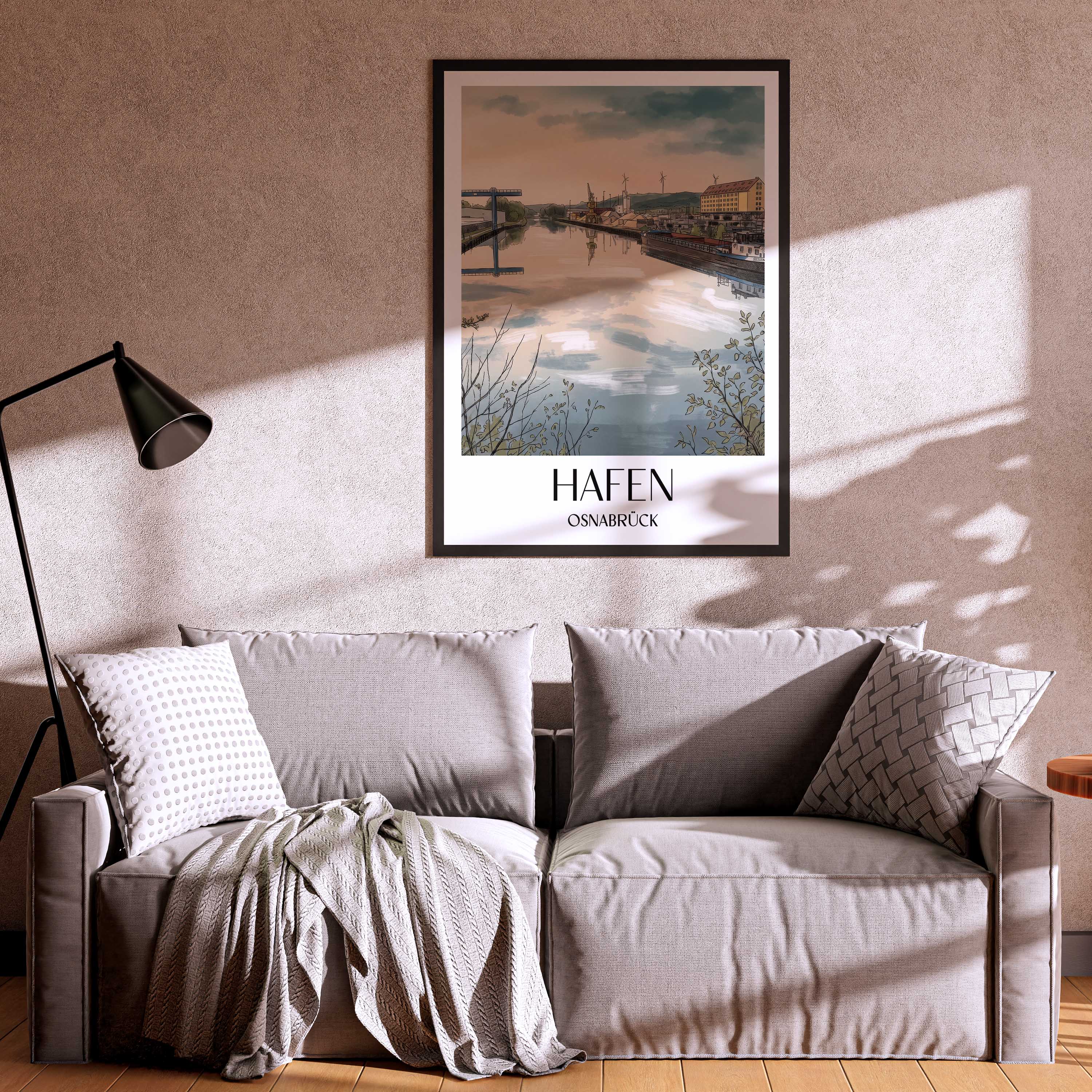 hafen-osnabrück-deutschland-poster-aquarell