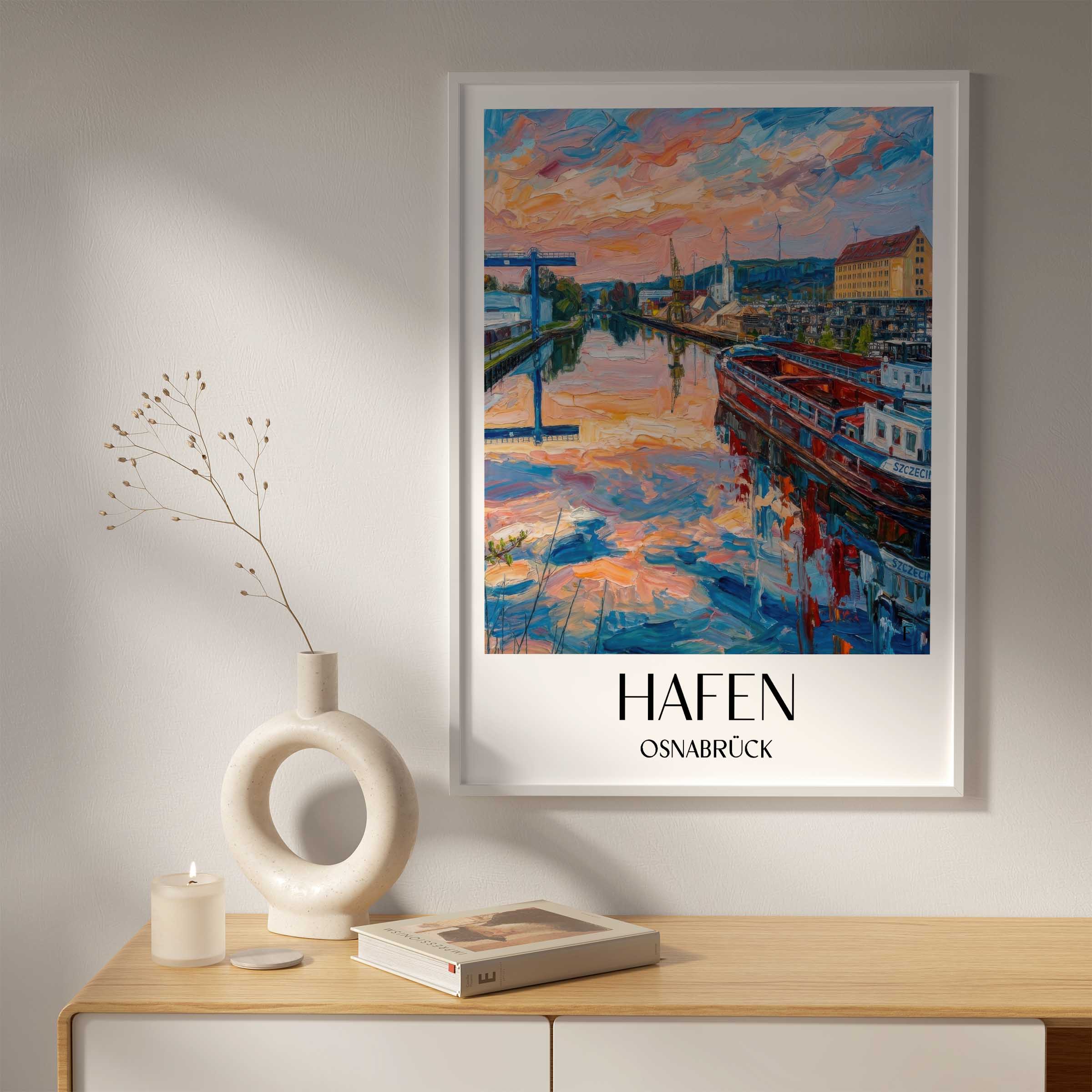 hafen-osnabrück-deutschland-poster-oil-painting-oelgemaelde