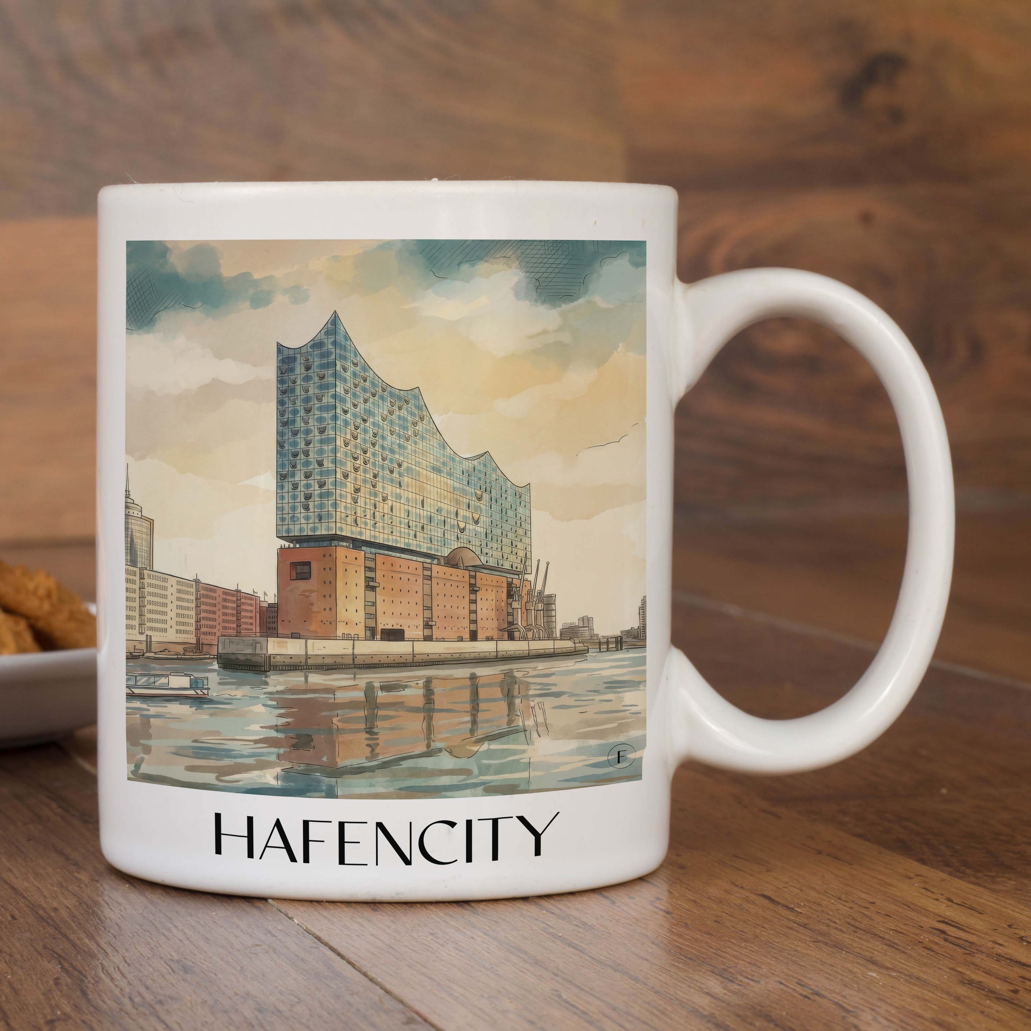 hafencity-hamburg-deutschland-kaffeebecher-aquarell