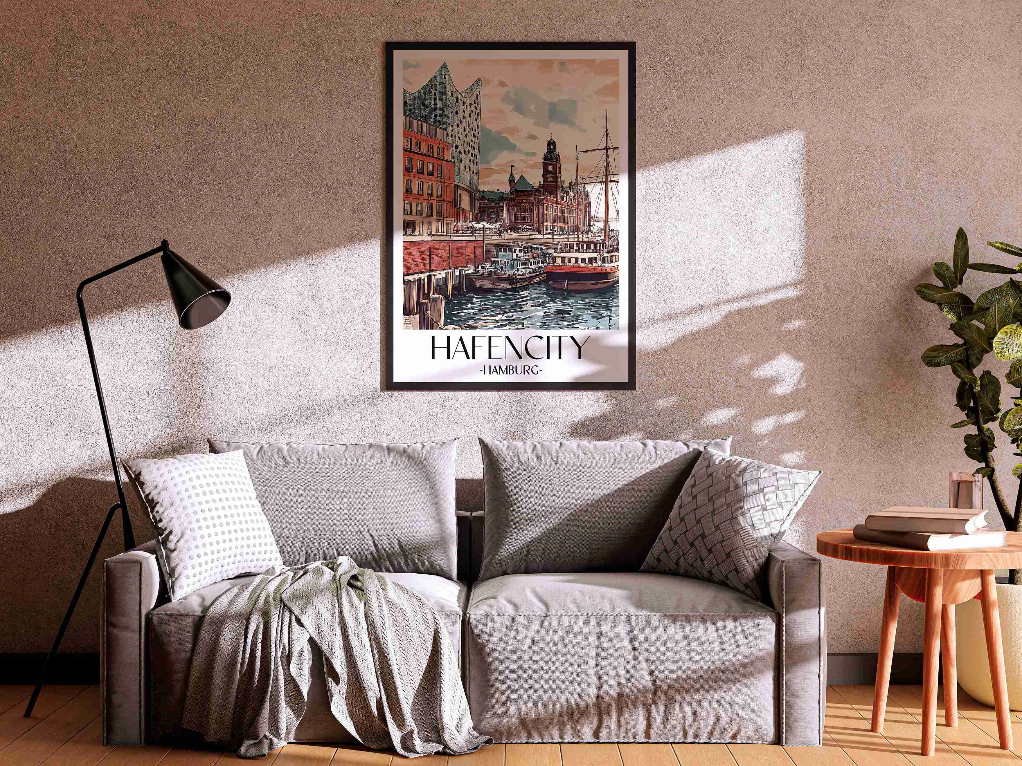 hafencity-hamburg-deutschland-poster-aquarell