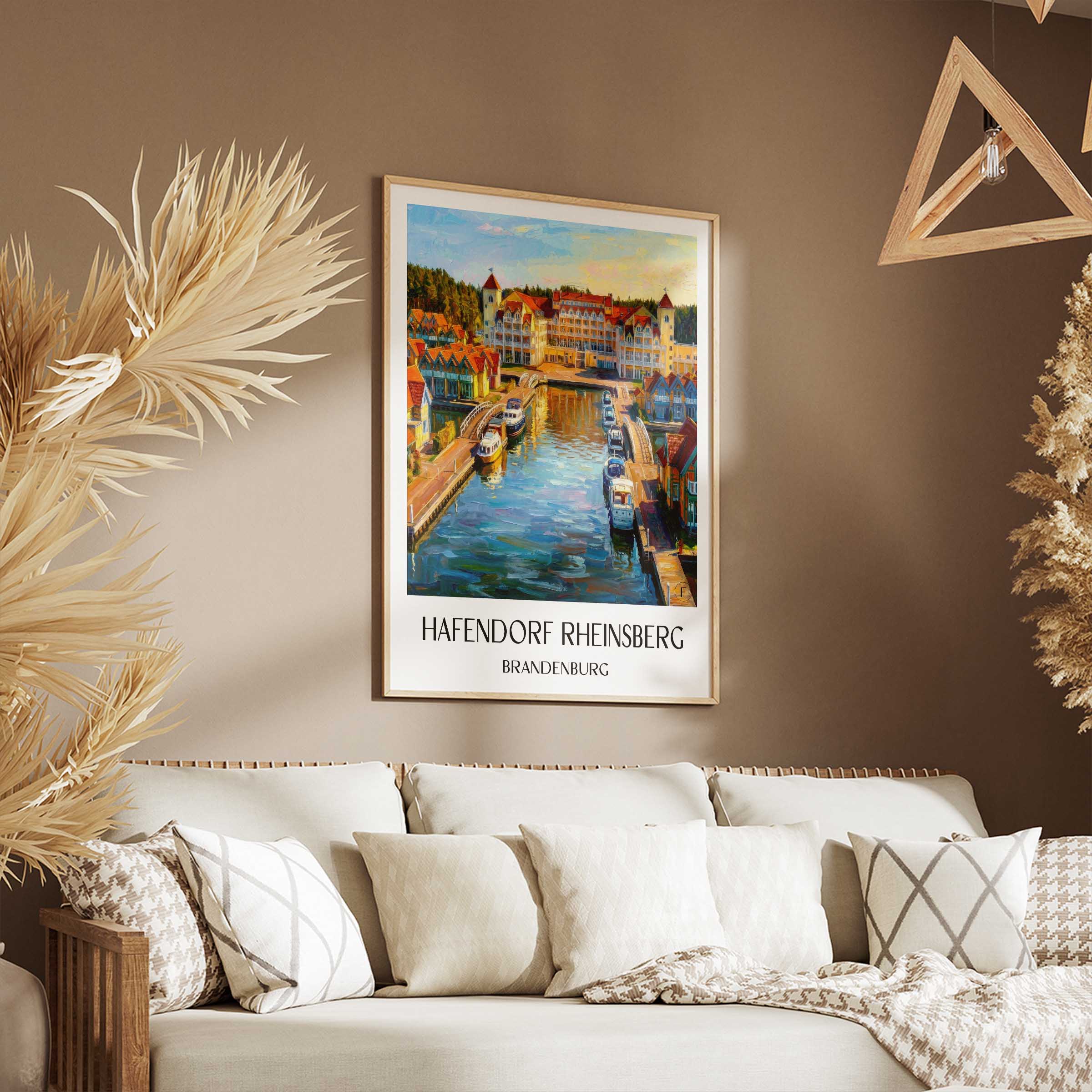 hafendorf-rheinsberg-brandenburg-deutschland-poster-oil-painting-oelgemaelde