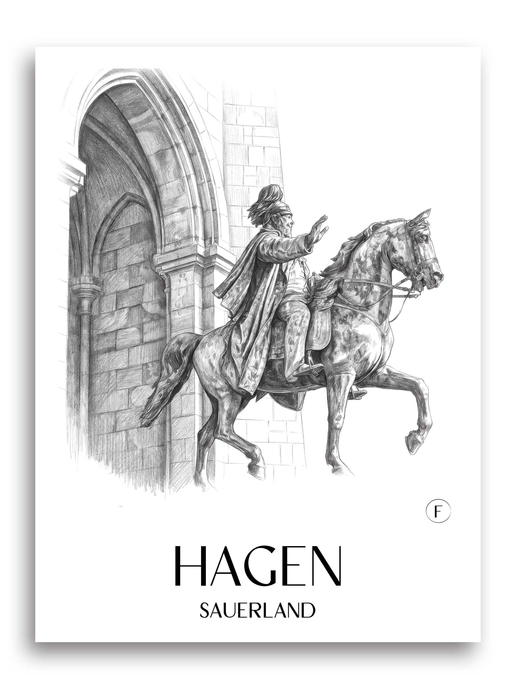 hagen-sauerland-deutschland-poster-bleistift-zeichnung-drawing
