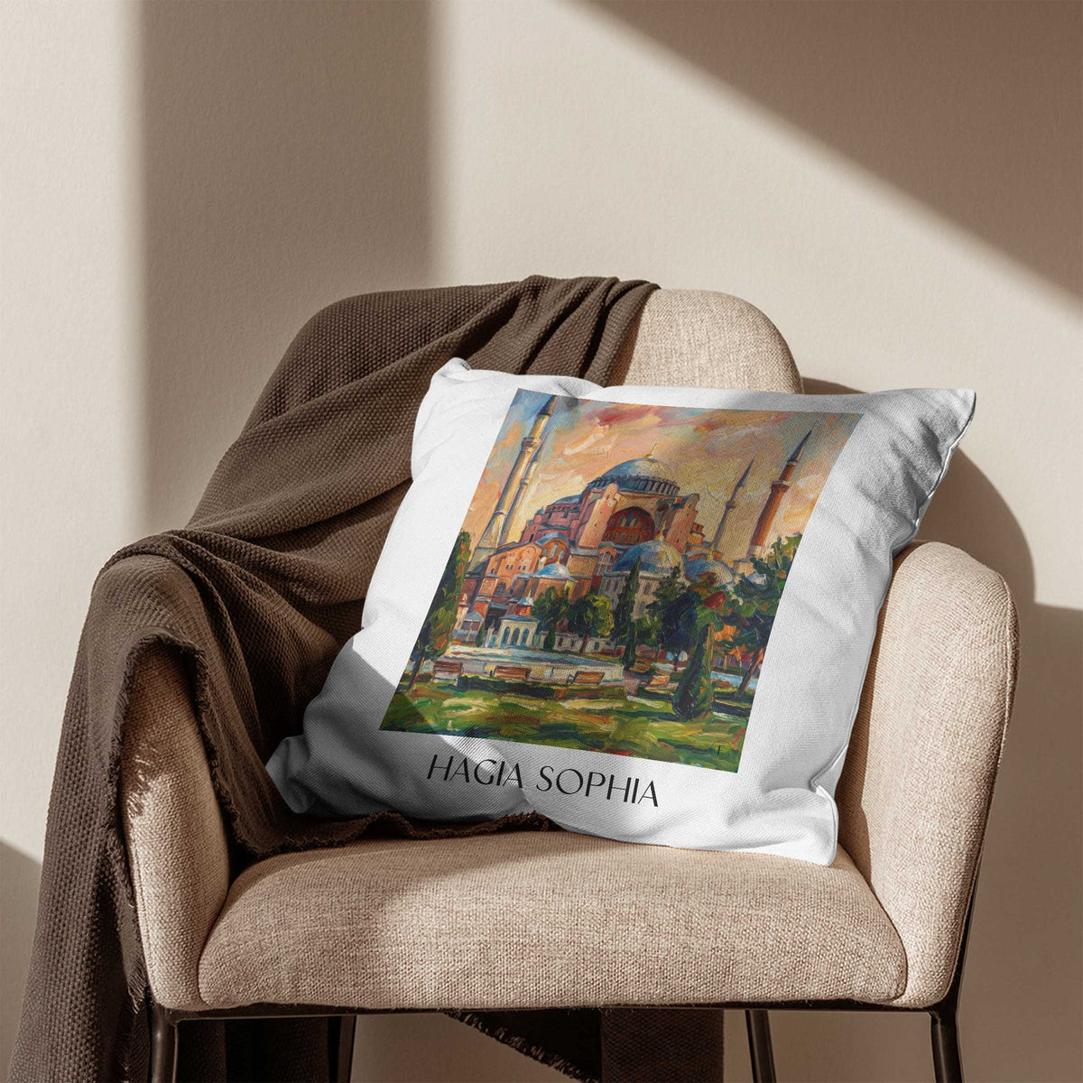 hagia-sophia-türkei-türkei-kissenbezug-oil-painting-oelgemaelde