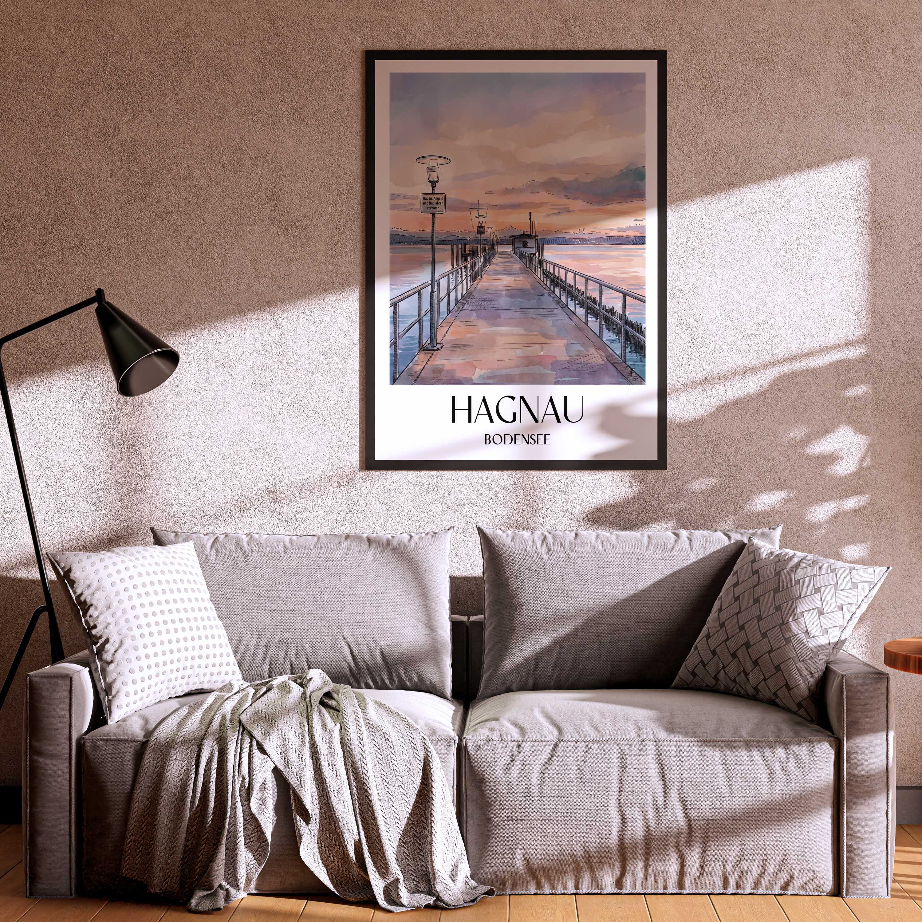 hagnau-bodensee-deutschland-poster-aquarell