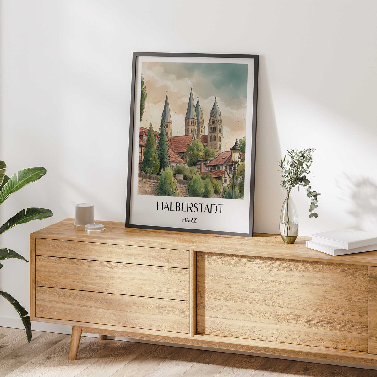 halberstadt-harz-deutschland-poster-aquarell