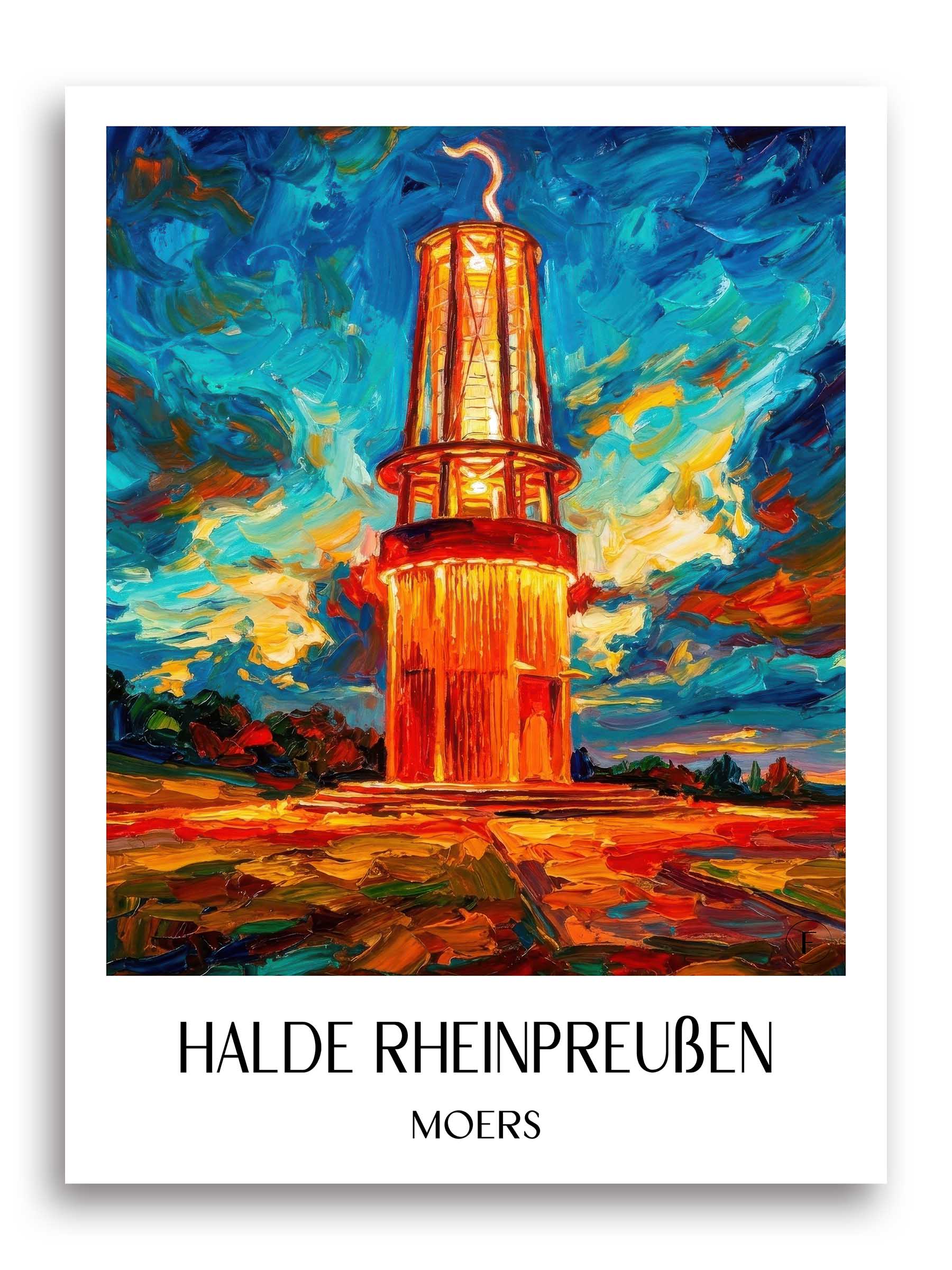 halde-rheinpreußen-moers-deutschland-poster-oil-painting-oelgemaelde