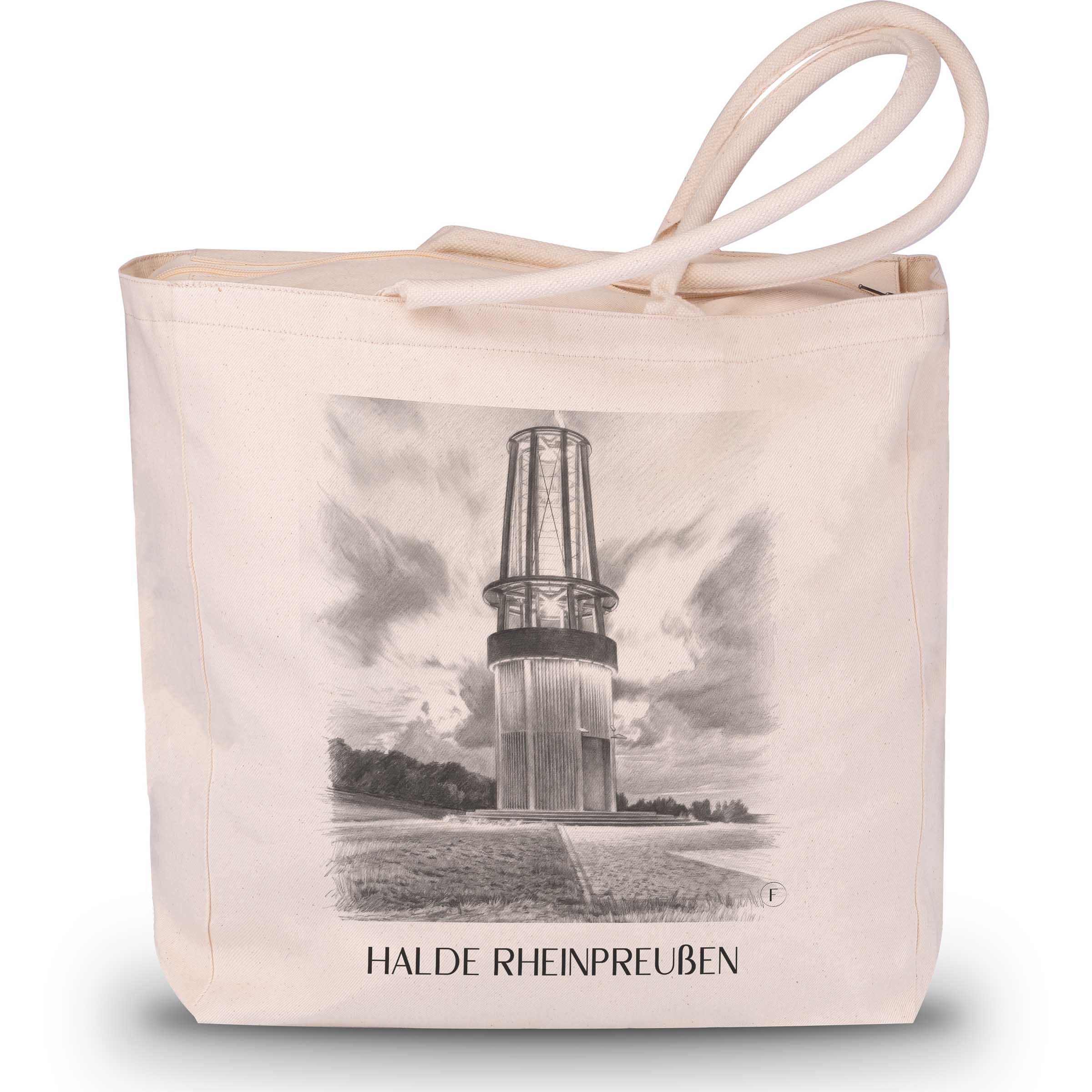 halde-rheinpreußen-moers-deutschland-einkaufstasche-bleistift-zeichnung-drawing