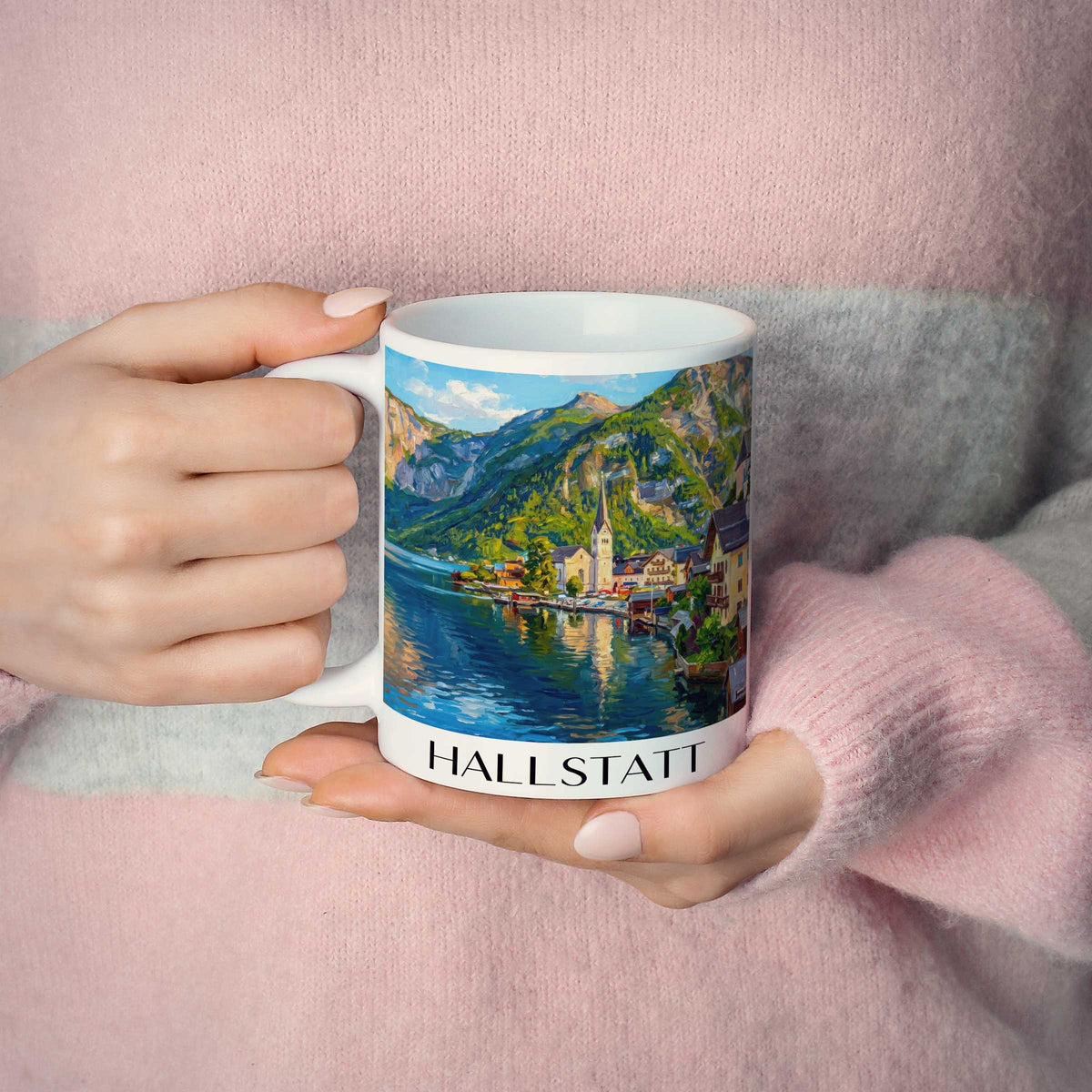 hallstatt-österreich-österreich-kaffeebecher-oil-painting-oelgemaelde