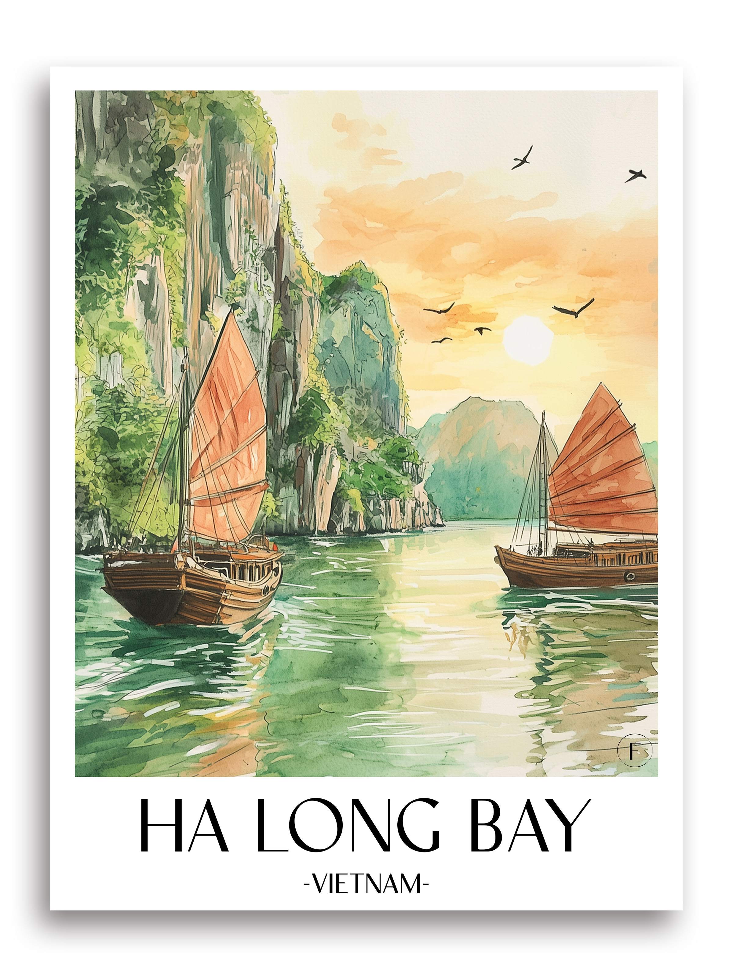 halong-bay-vietnam-poster-aquarell