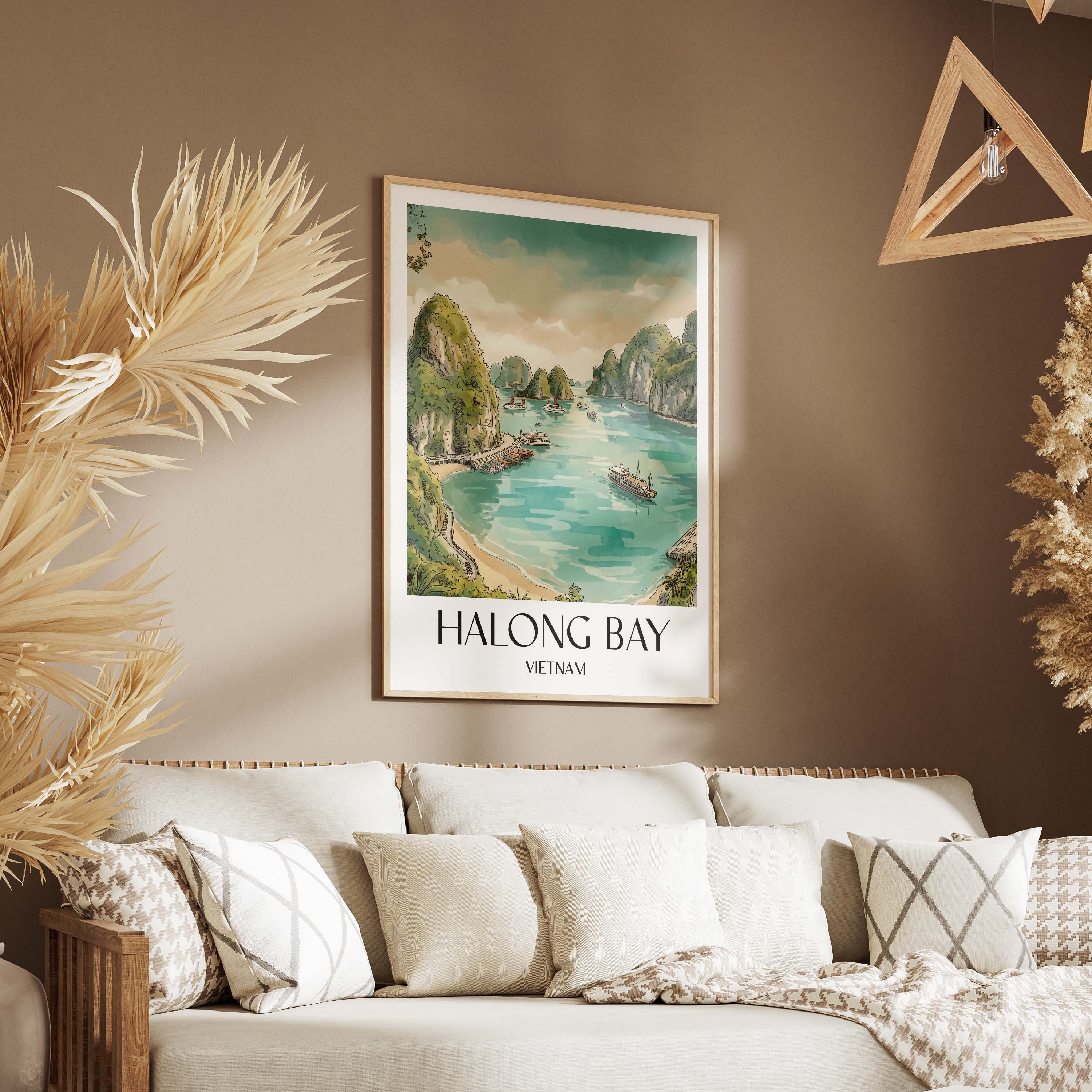 halong-bay-vietnam-poster-aquarell
