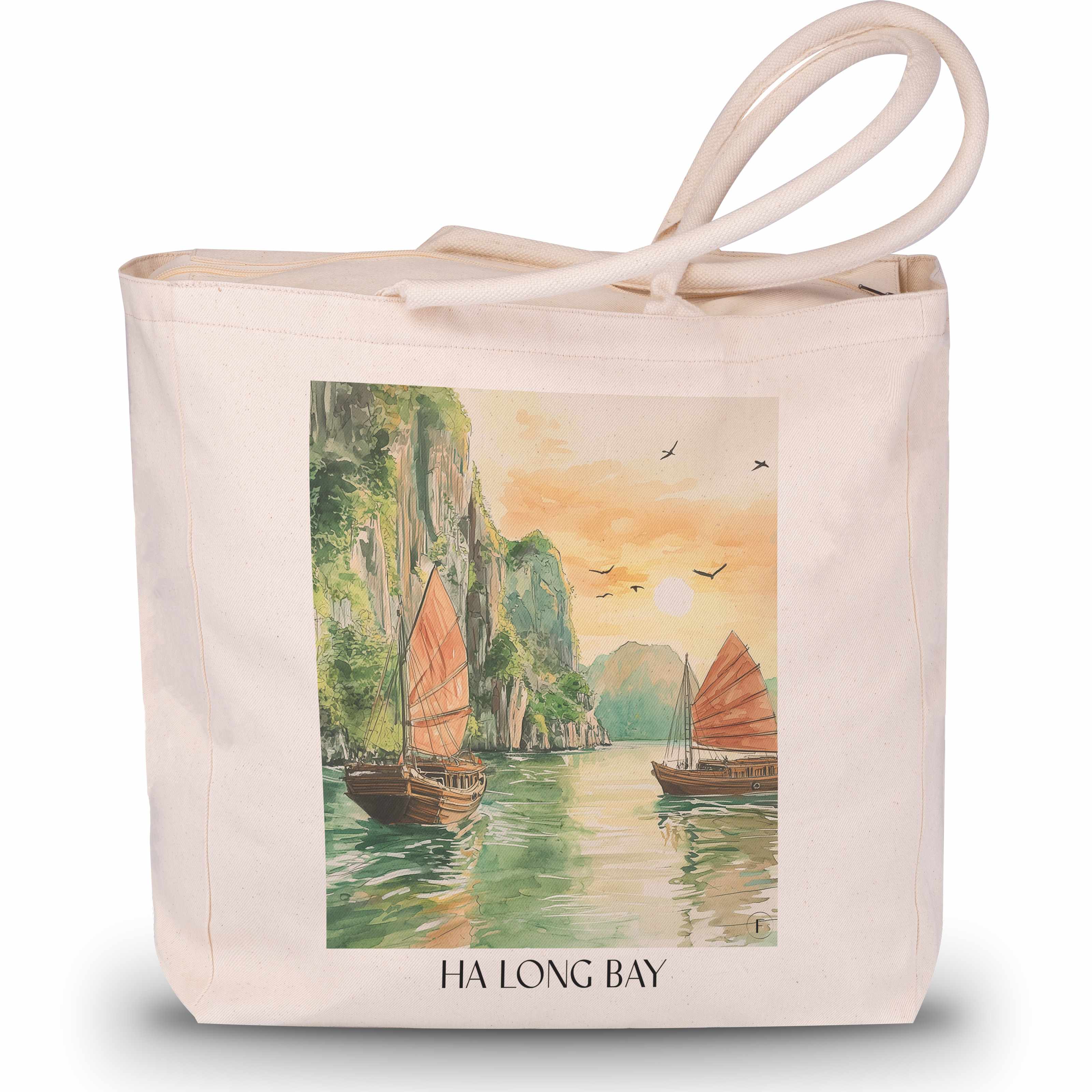 halong-bay-vietnam-einkaufstasche-aquarell