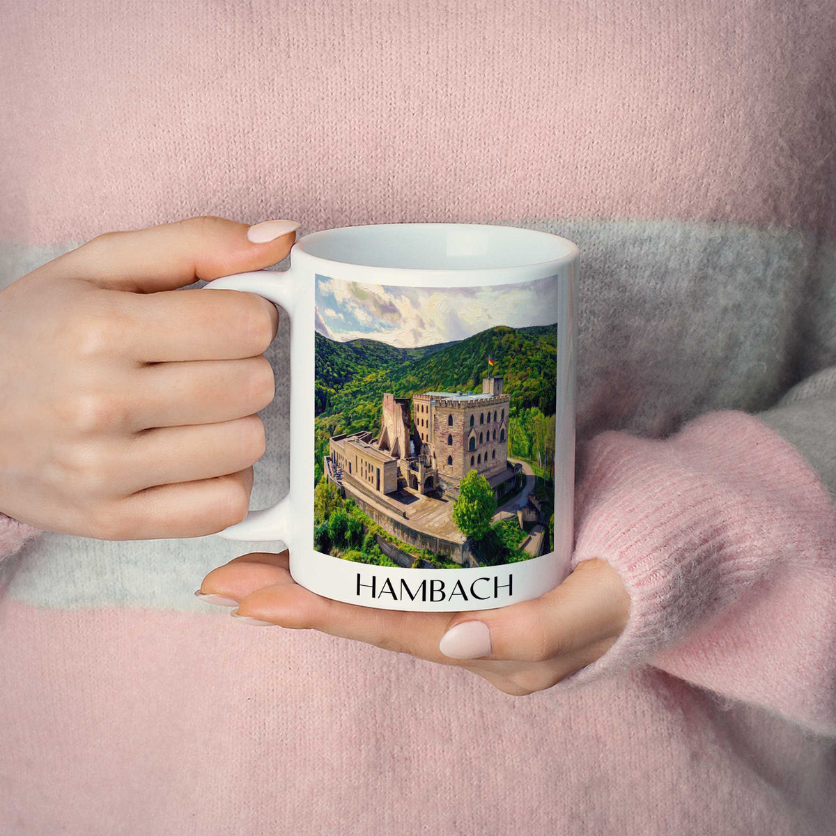 hambach-pfalz-deutschland-kaffeebecher-oil-painting-oelgemaelde