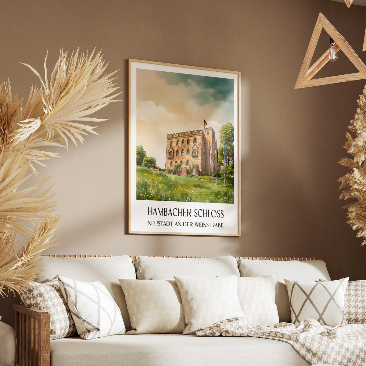 hambacher-schloss-neustadt-an-der-weinstraße-deutschland-poster-aquarell