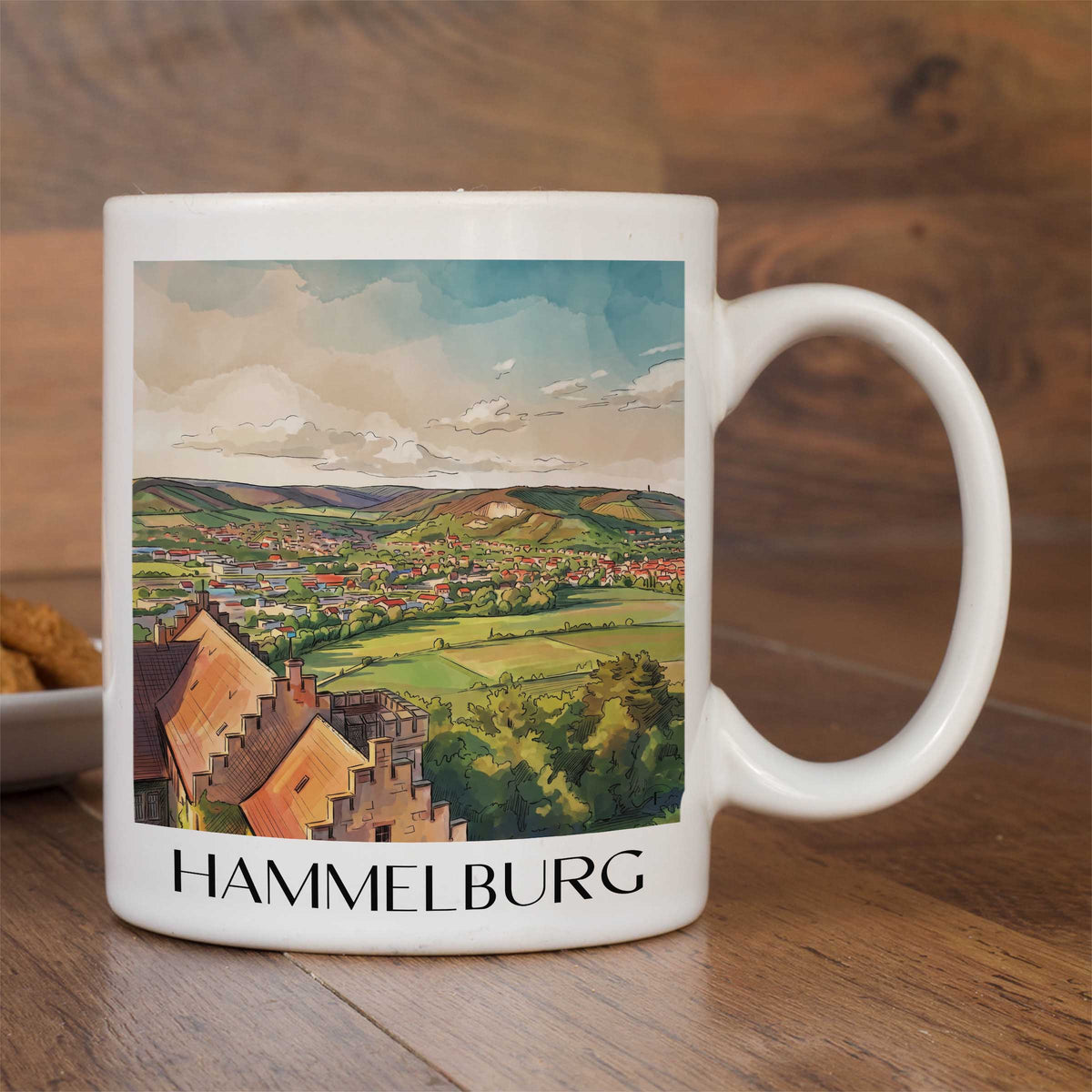 hammelburg-rhön-deutschland-kaffeebecher-aquarell